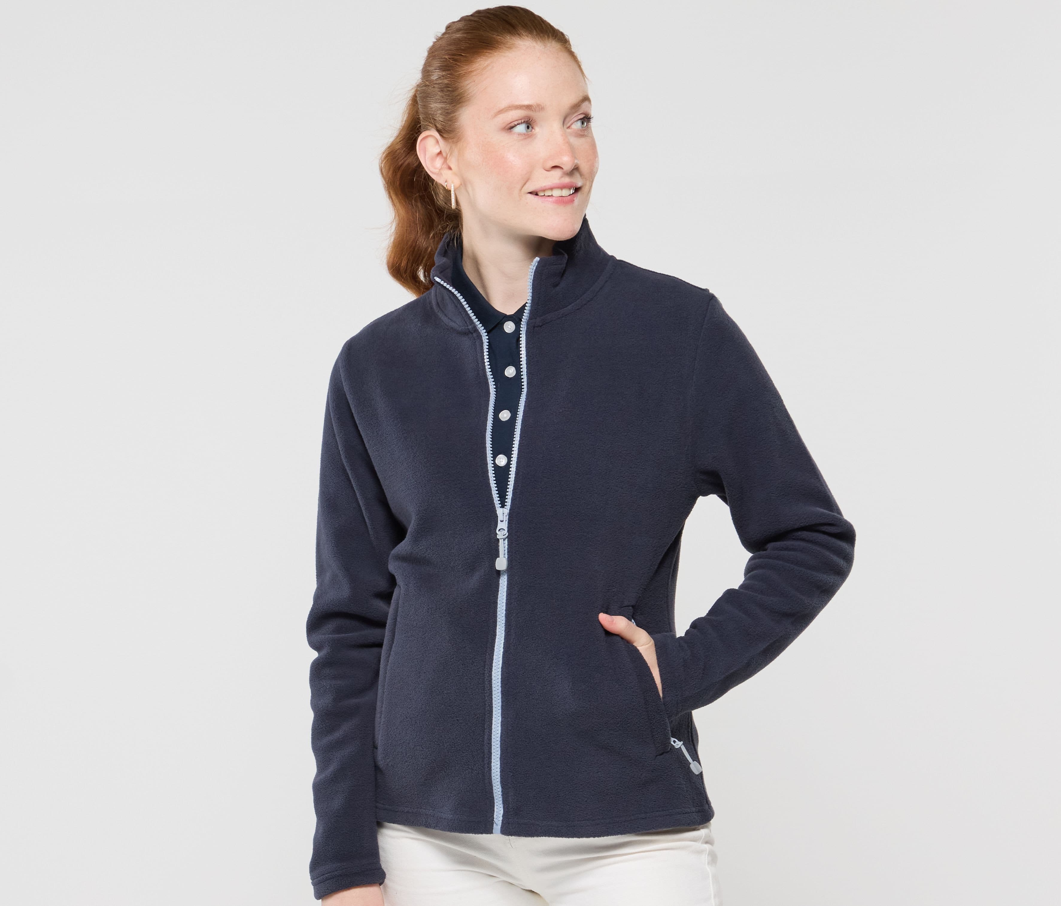 Veste polaire femme zippée
