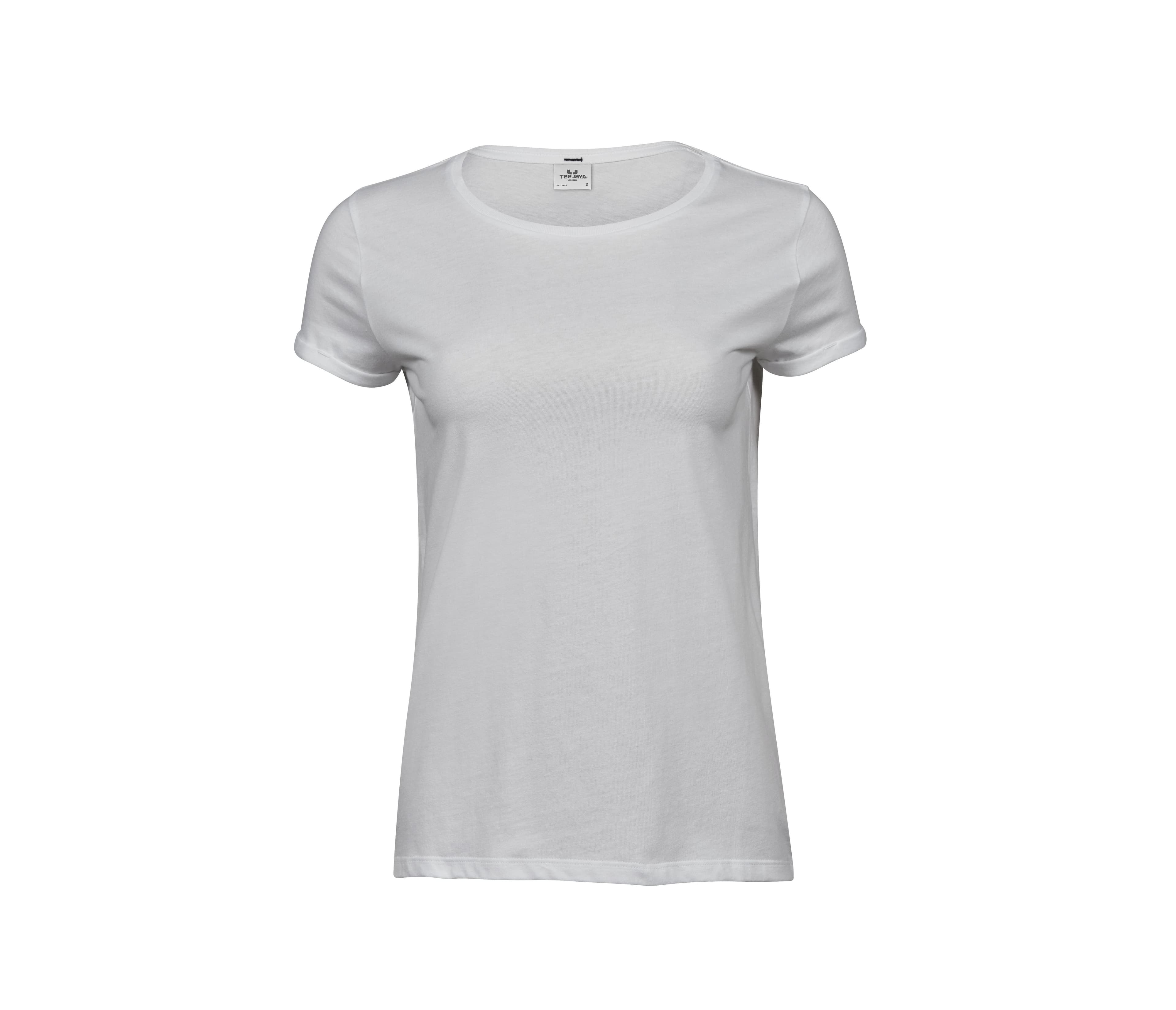 Tee-shirt manches retroussées WHITE