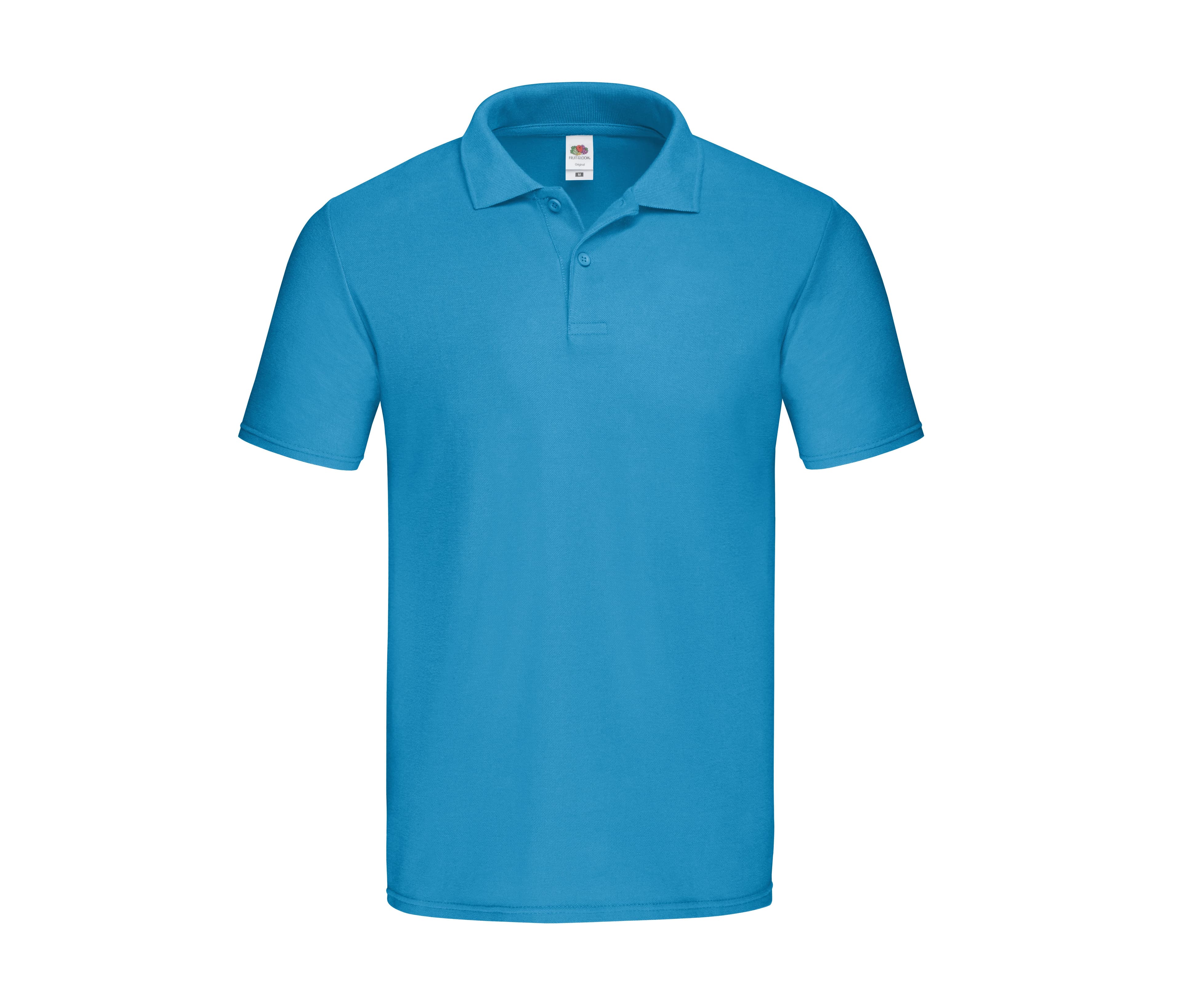 Polo coton AZURE BLUE
