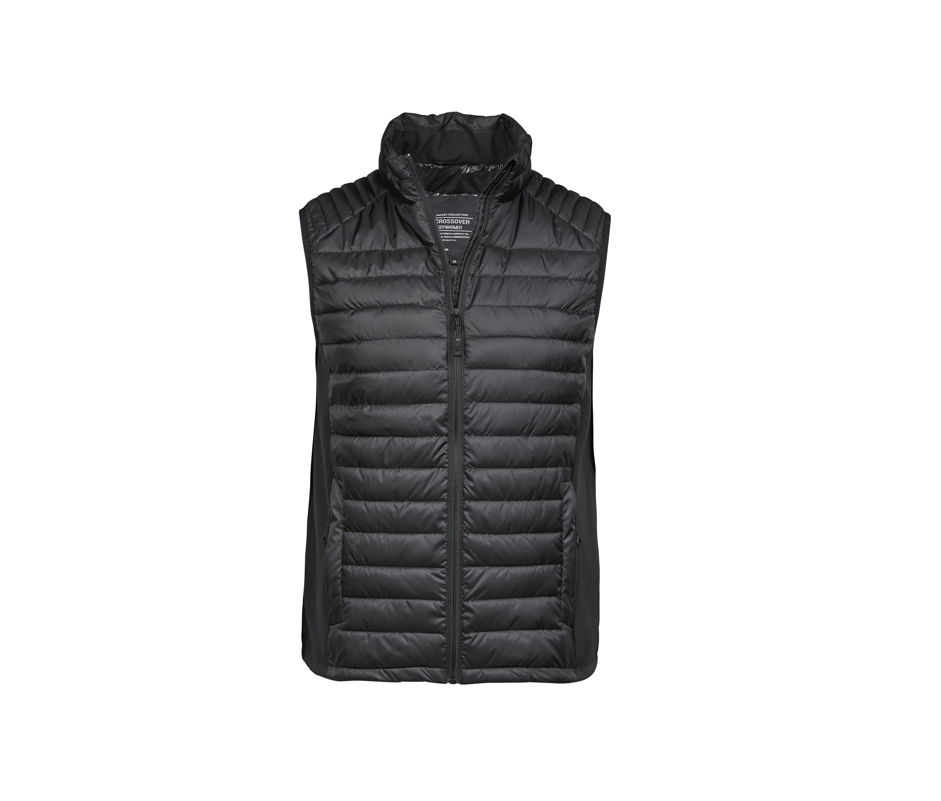Bodywarmer bi-matière homme BLACK / BLACK / BLACK
