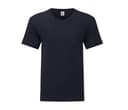 FRUIT OF THE LOOM Tee-shirt homme col V DEEP NAVY