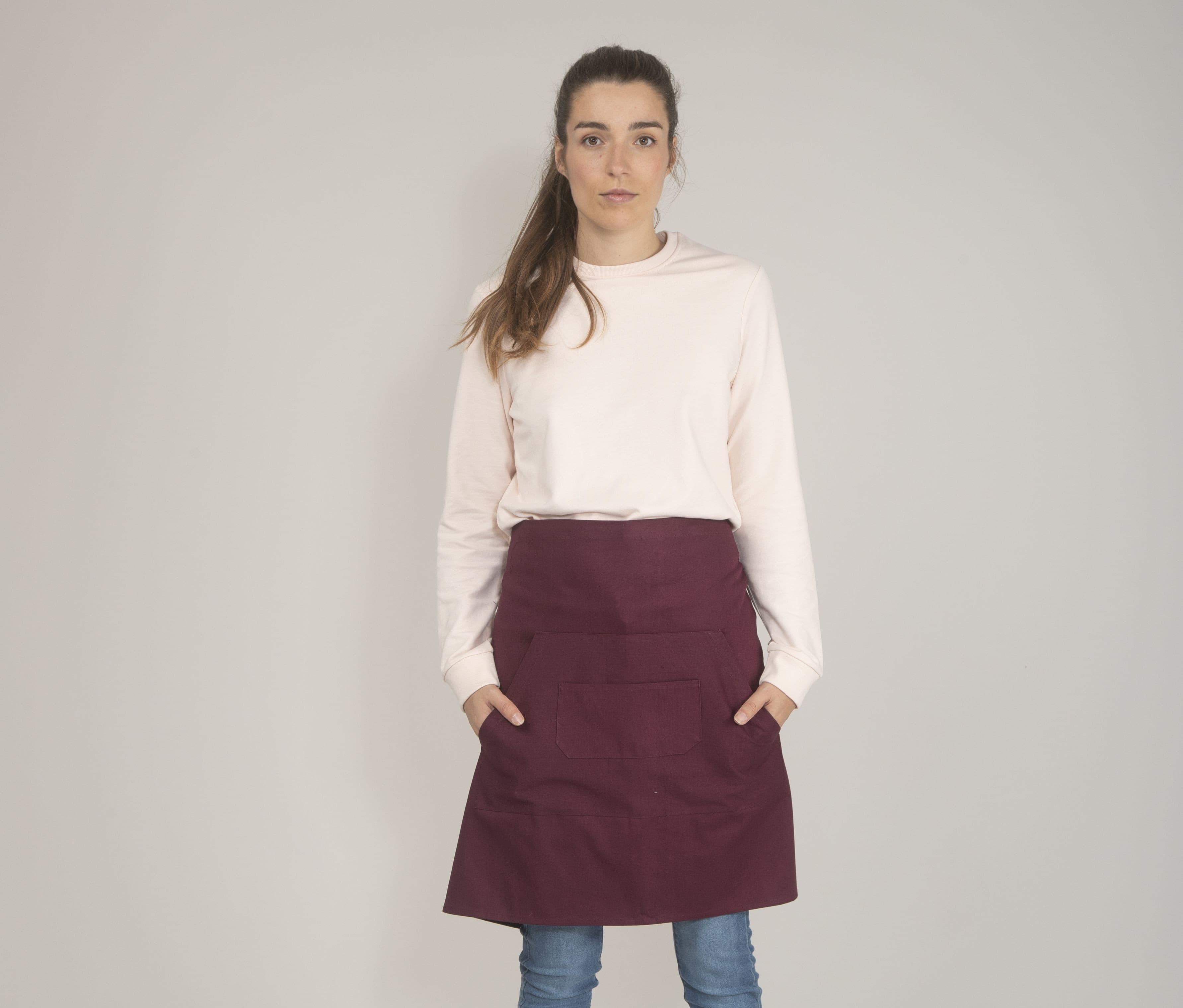 Tablier de Barman mi-long en coton