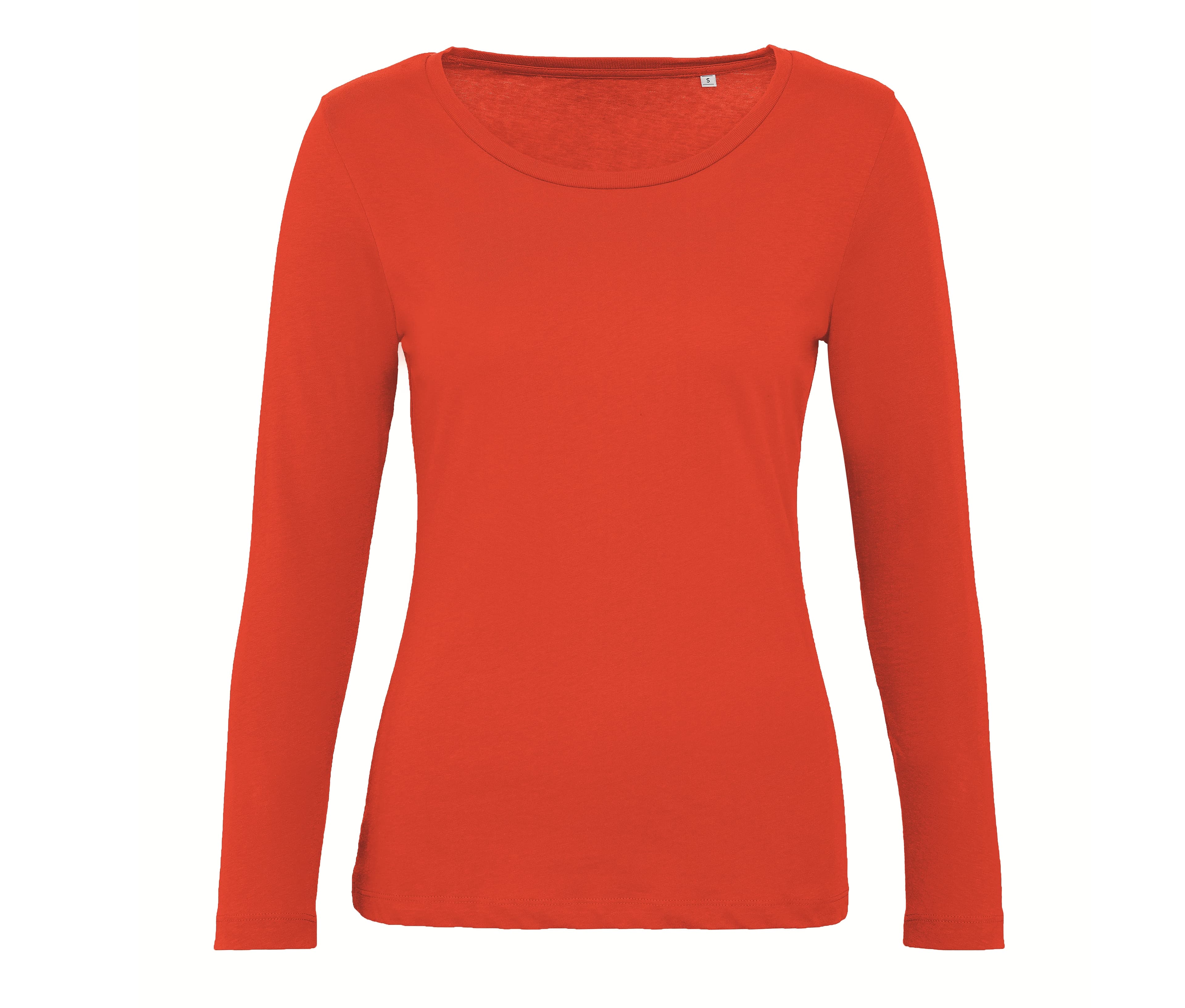 Tee-shirt coton bio femme LSL FIRE RED