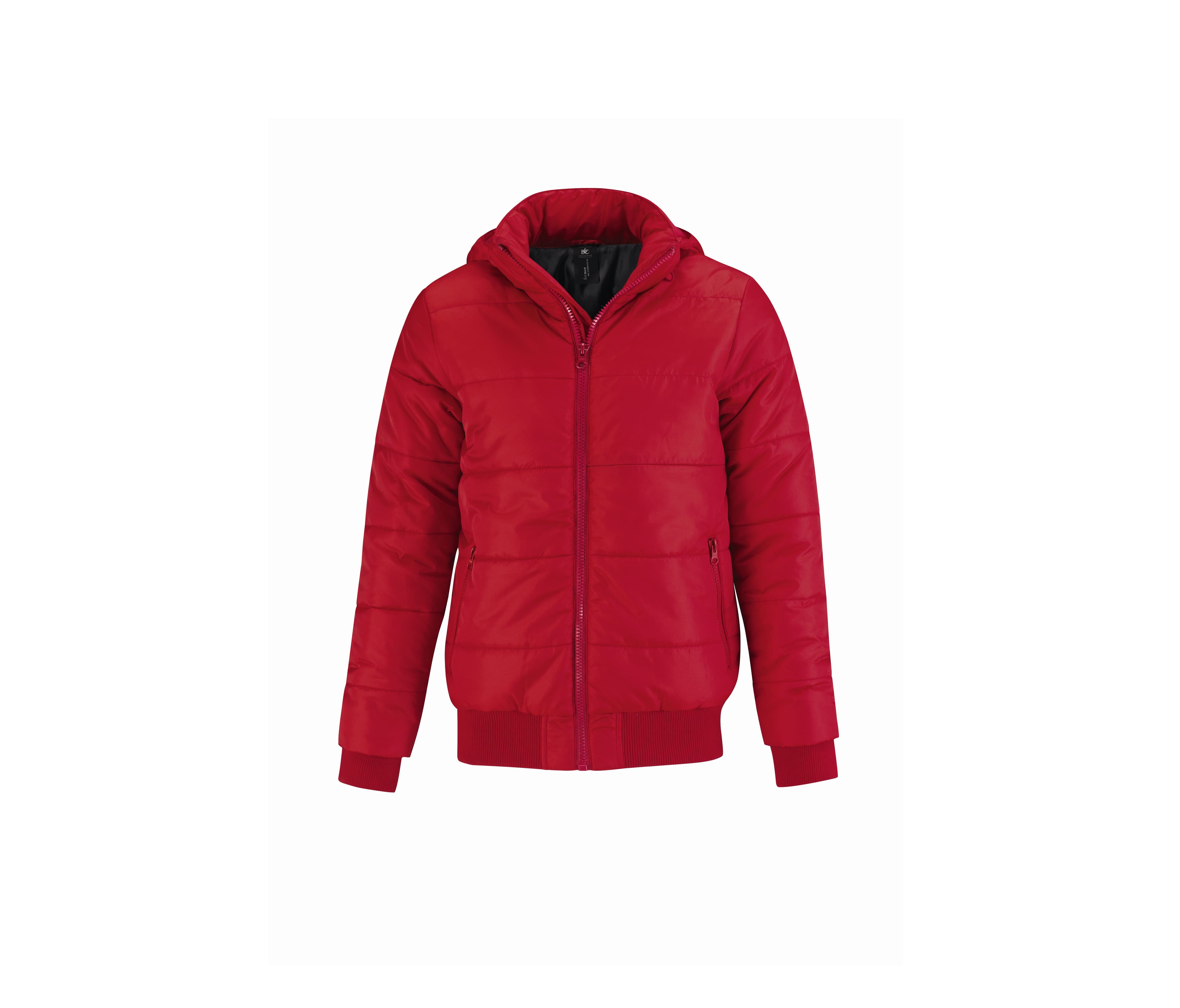 Blouson doudoune capuche homme RED / BLACK