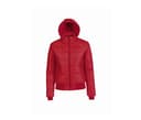 B&C Blouson doudoune capuche femme RED / BLACK