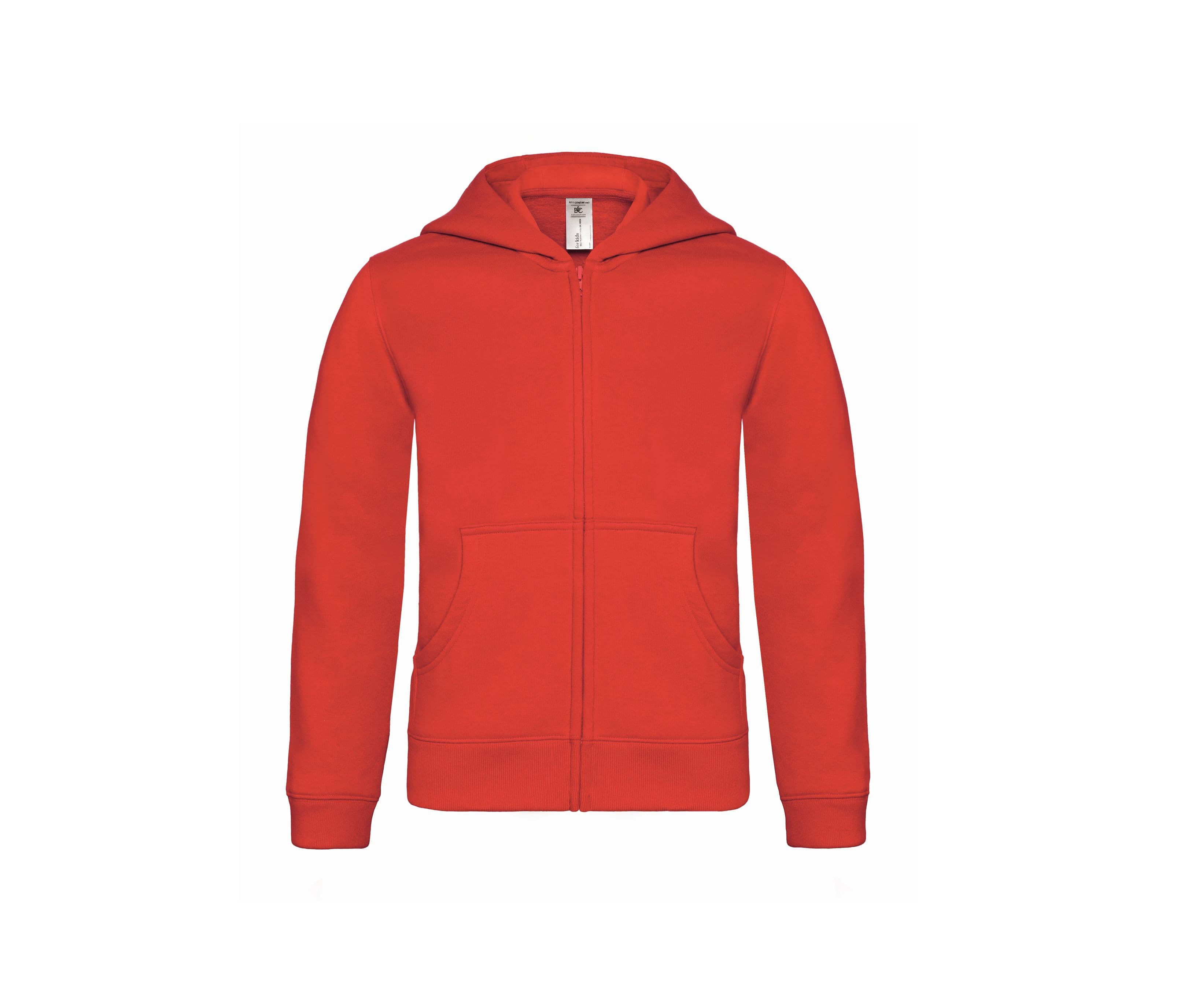 Sweat capuche zippé enfant RED