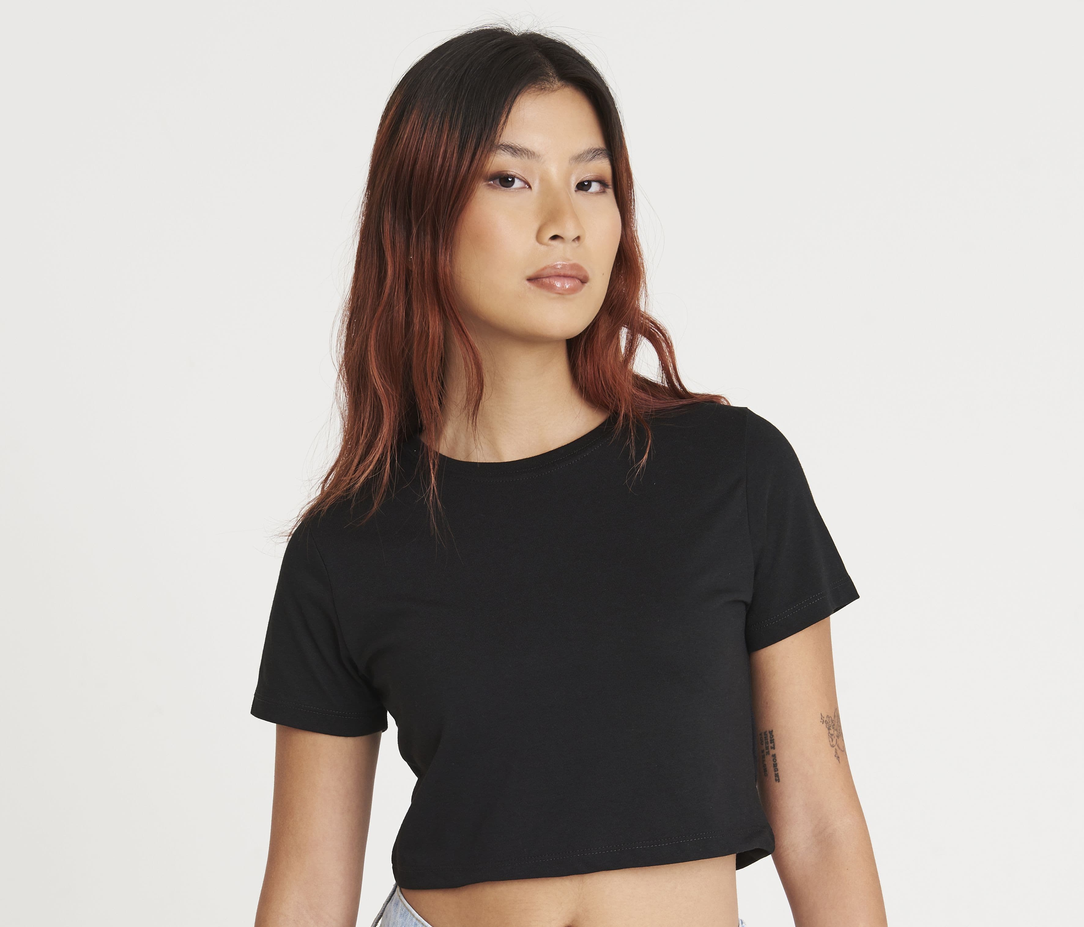 Tee-shirt Tri-blend femme court