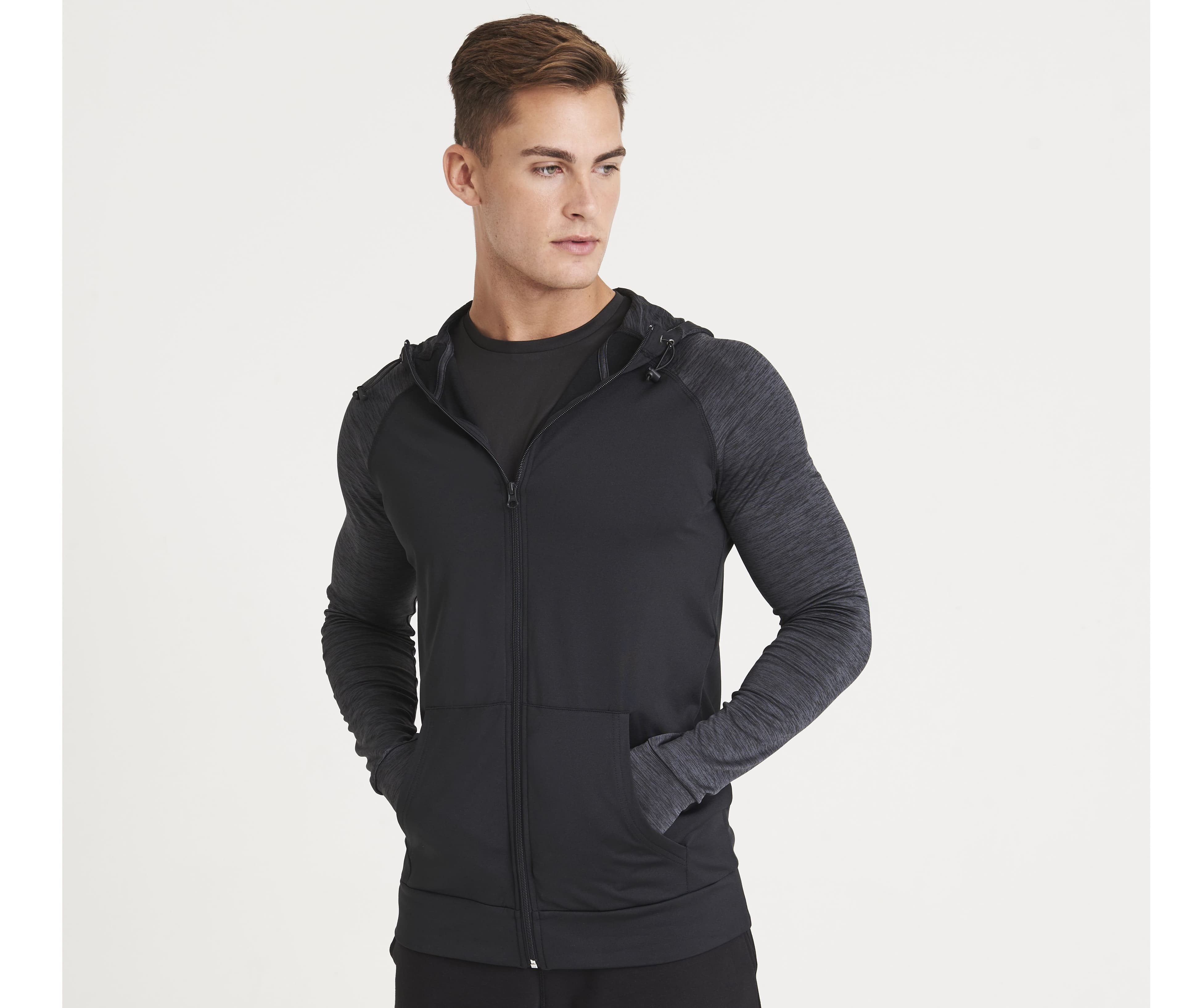 Sweat homme contrasté