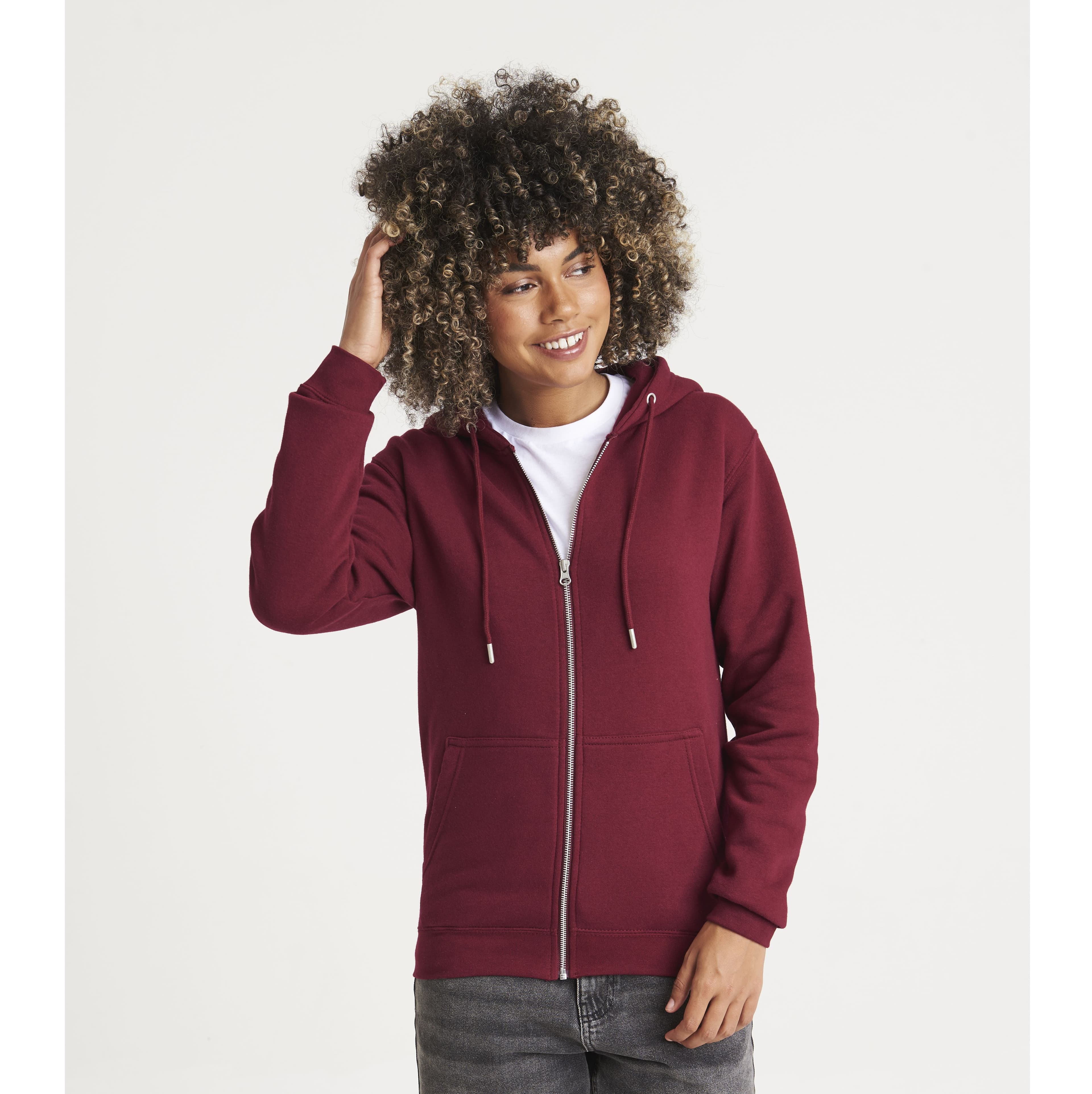 Sweat capuche zippé organique