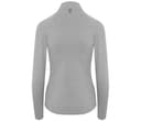 JUST COOL Tee-shirt de sport femme col zippé SILVER GREY