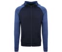 JUST COOL Sweat homme contrasté NAVY/NAVY MELANGE