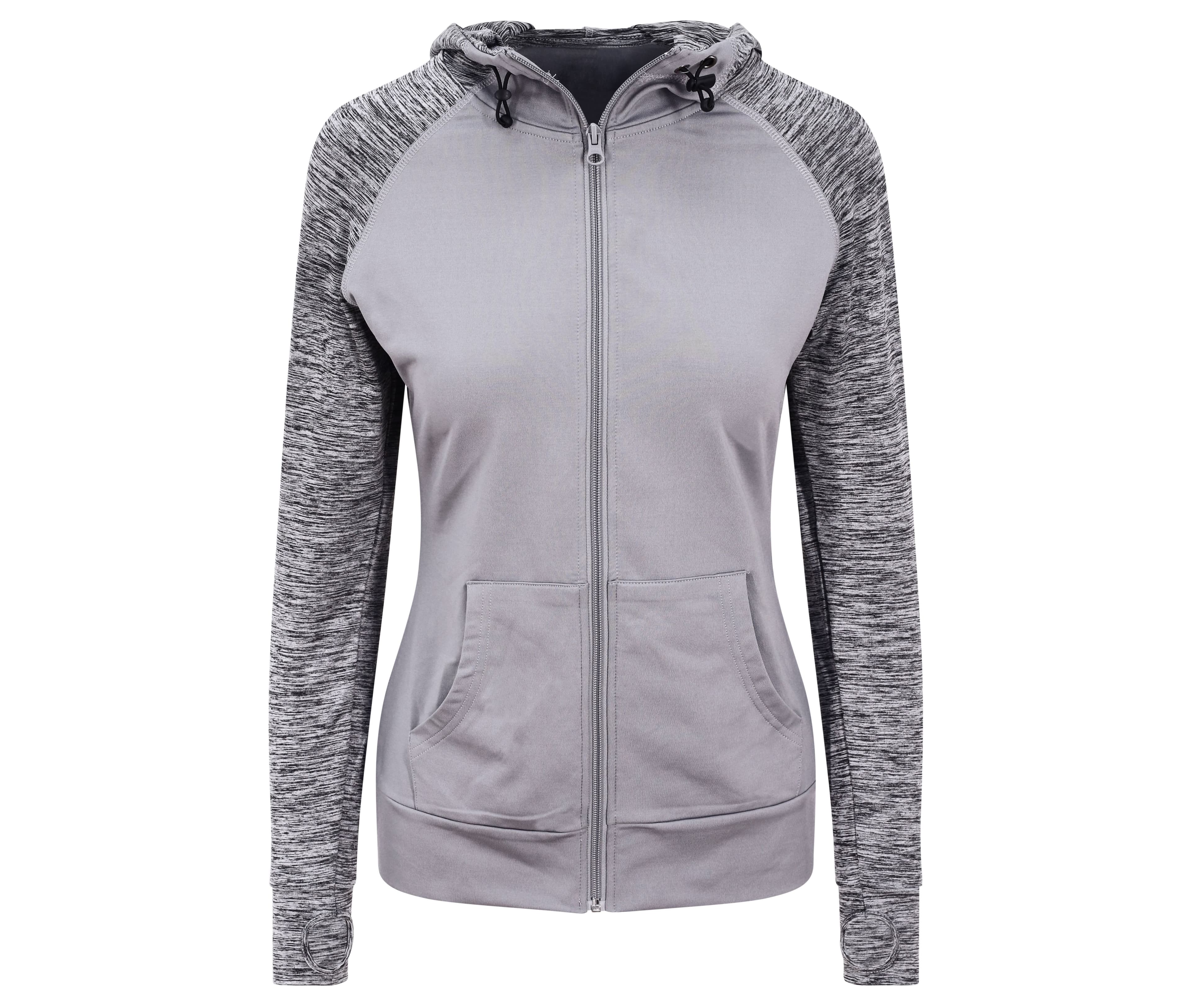 Sweat femme contrasté GREY/GREY MELANGE