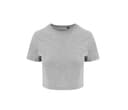 JUST T'S Tee-shirt Tri-blend femme court HEATHER GREY