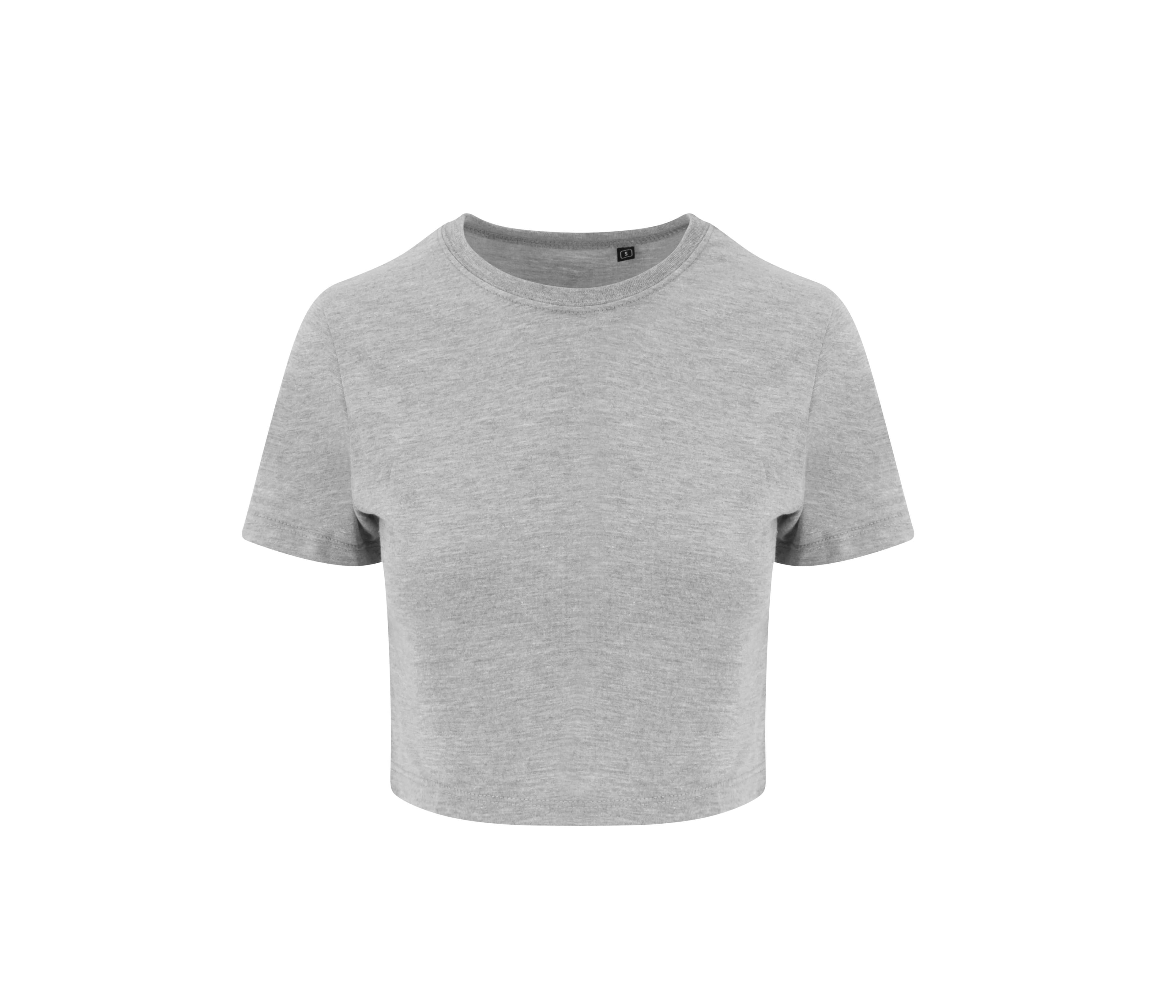 Tee-shirt Tri-blend femme court HEATHER GREY