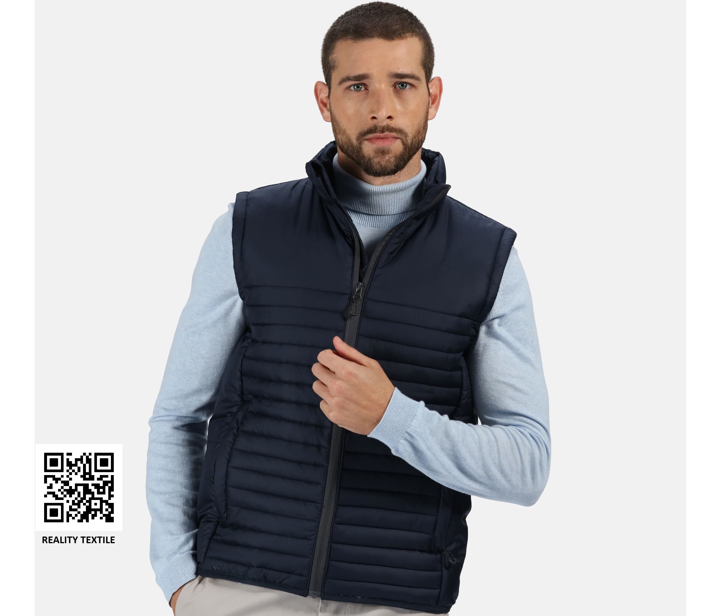 Bodywarmer matelassé en polyester recyclé
