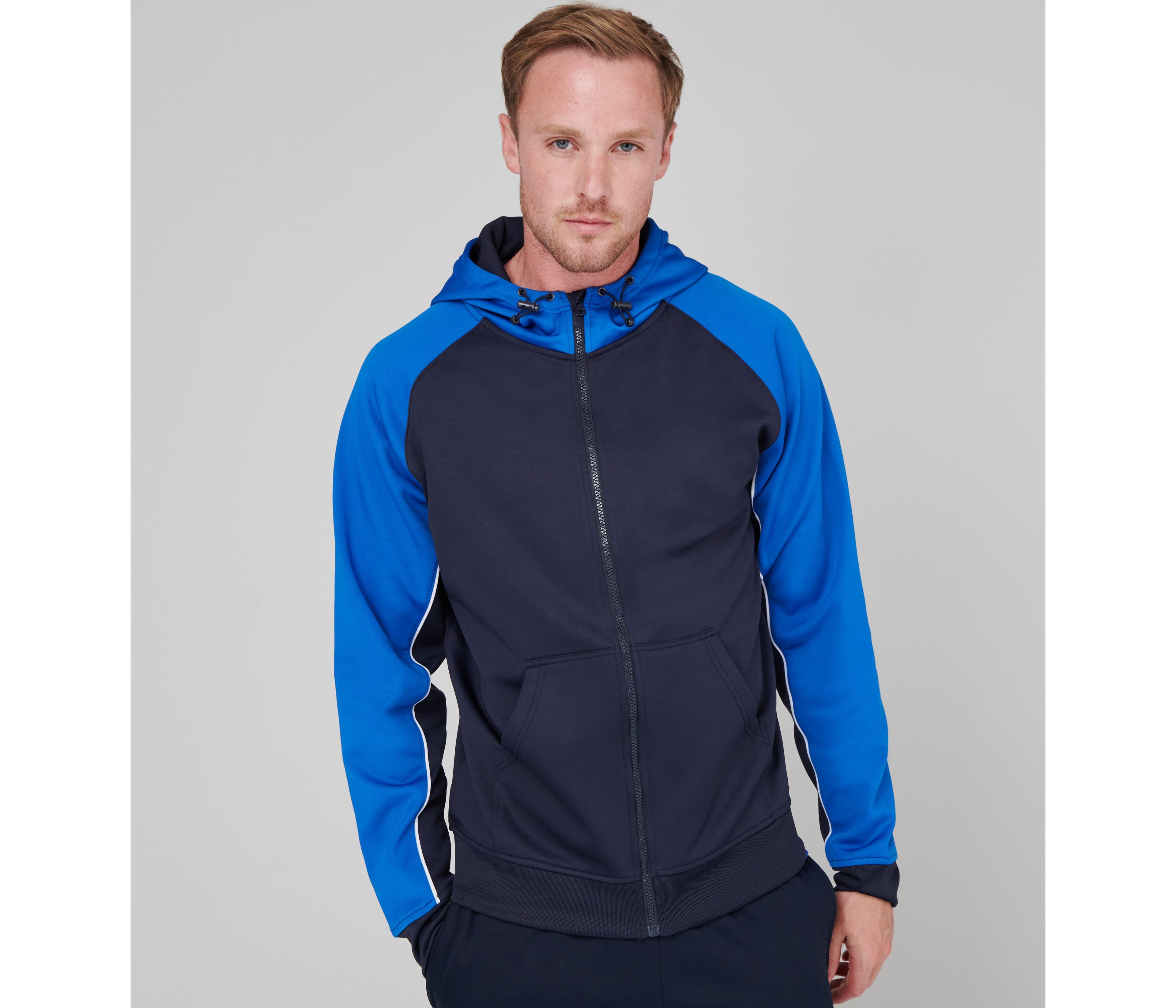 Sweat capuche contrasté