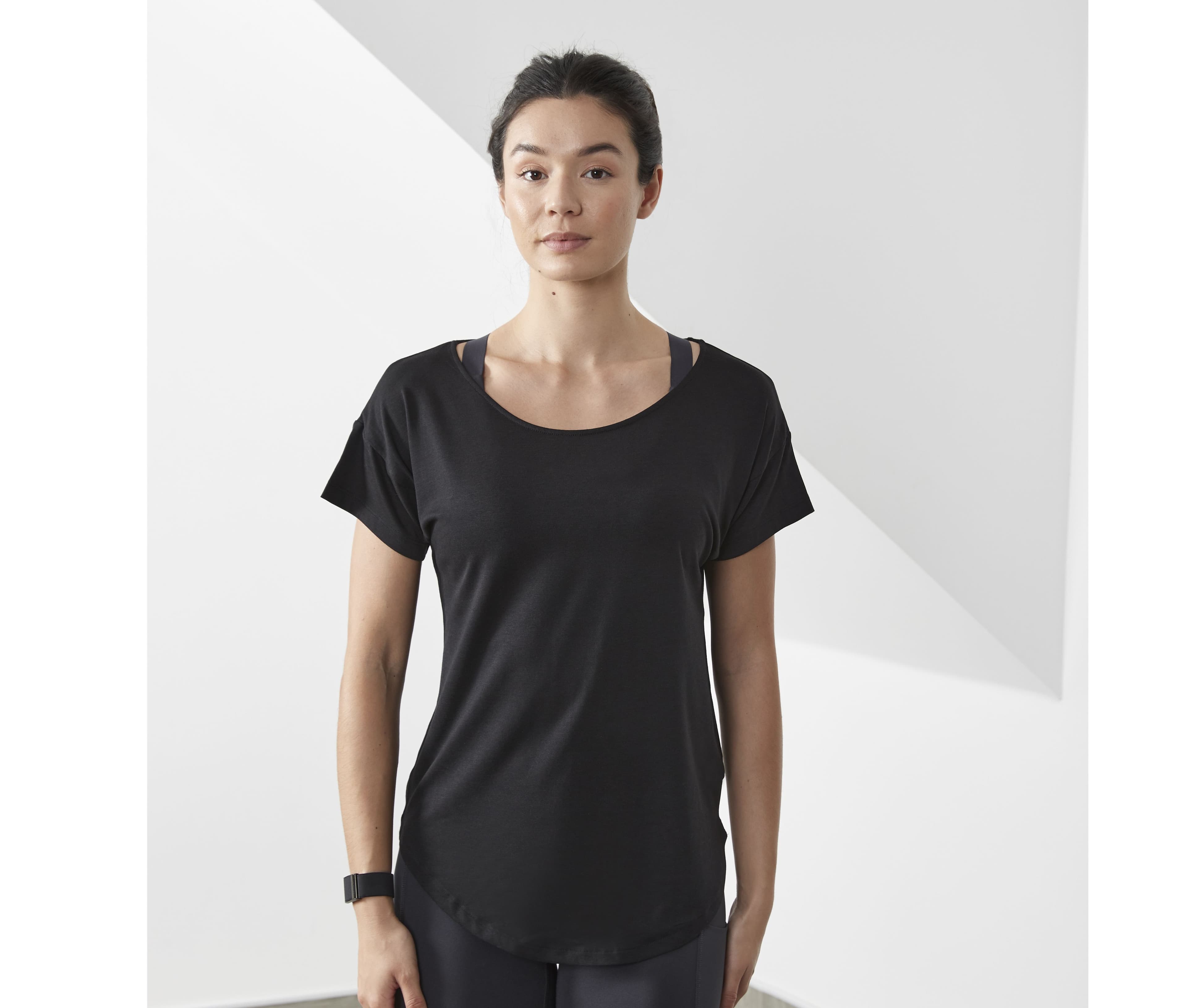 Tee-shirt col échancré