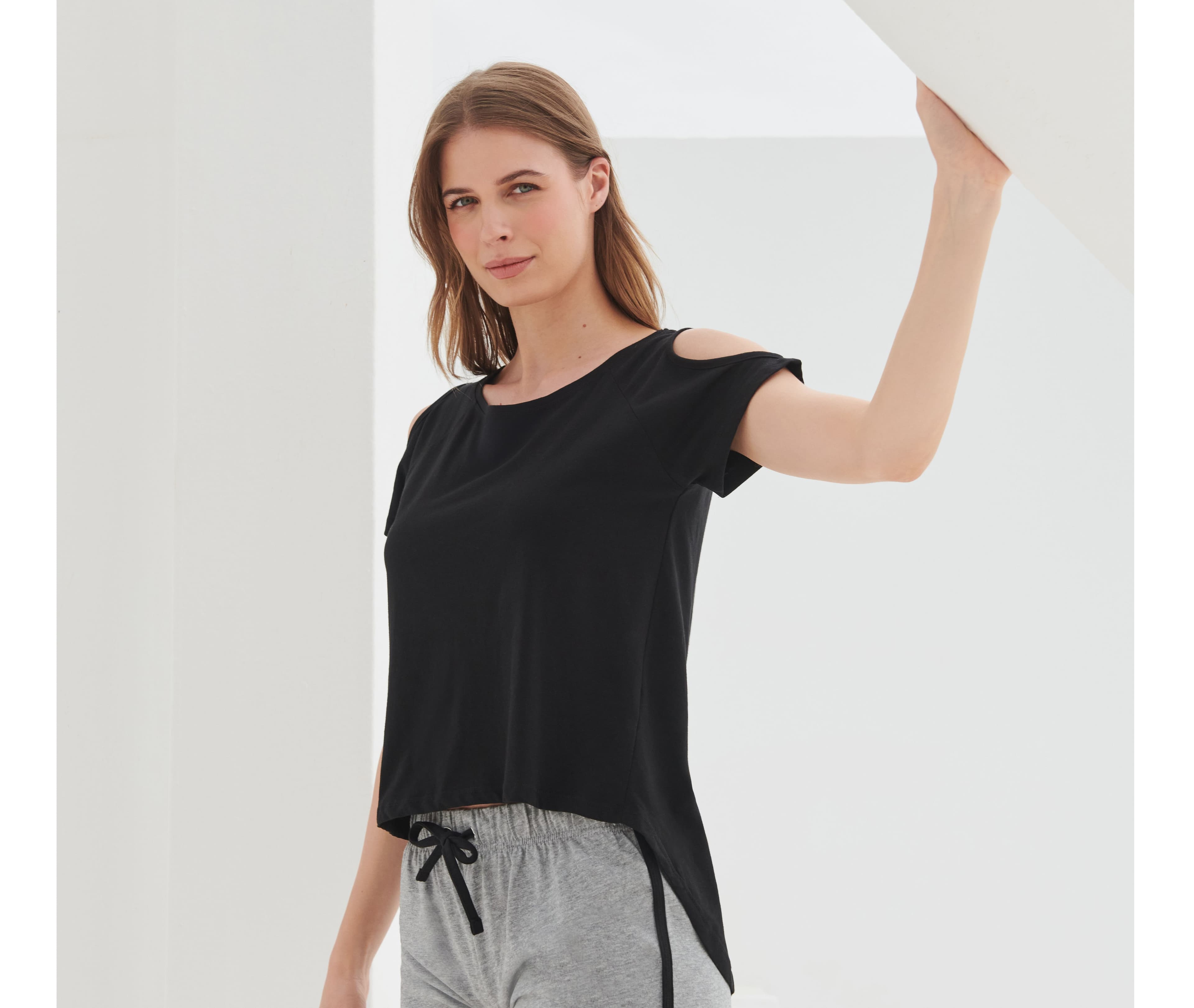 Tee-shirt dos très long