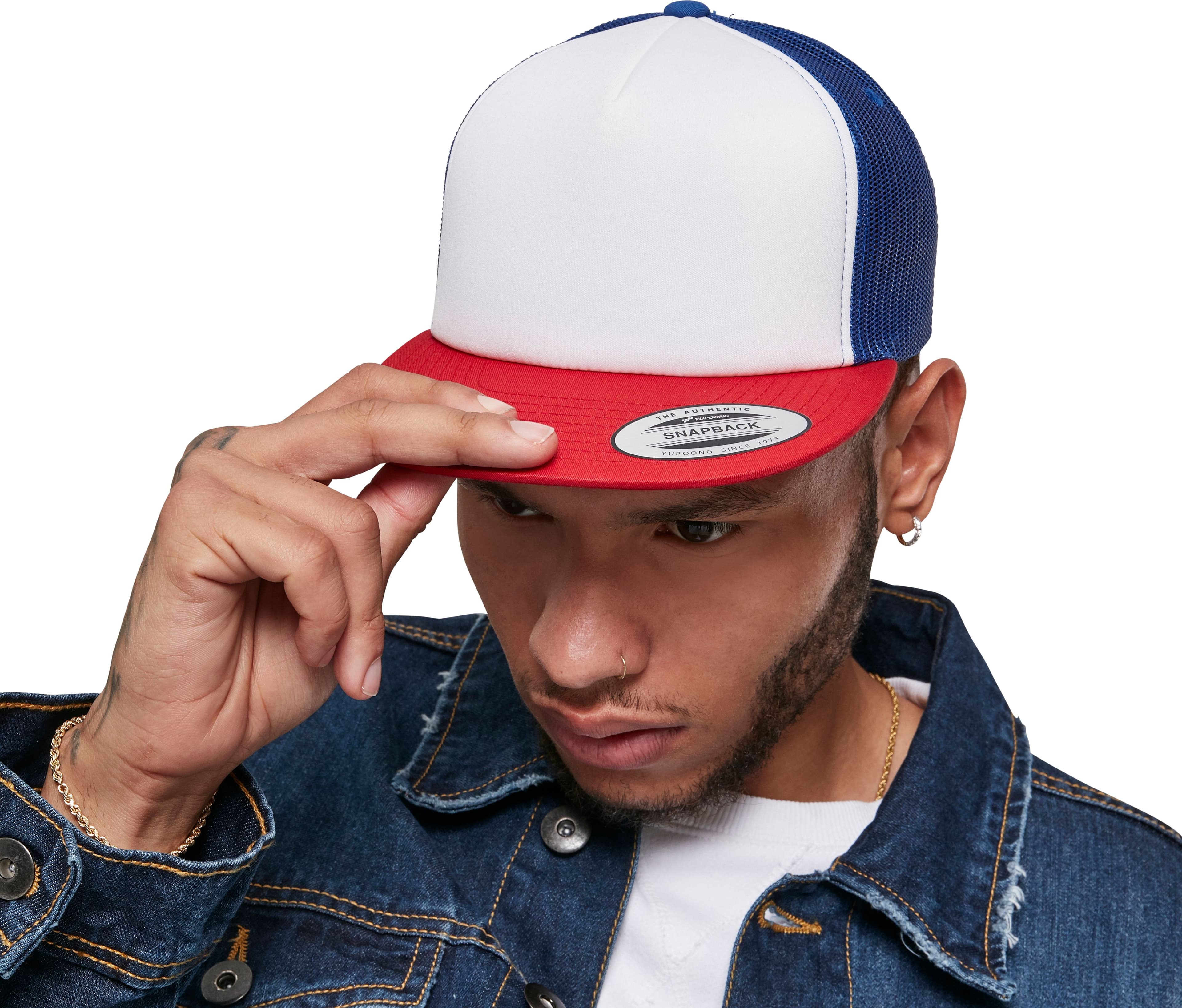 Casquette américaine visière plate