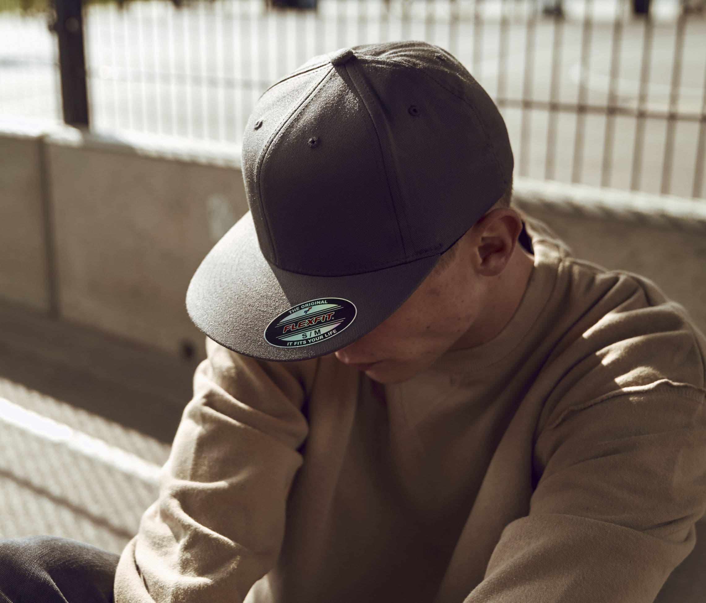 Casquette visière plate