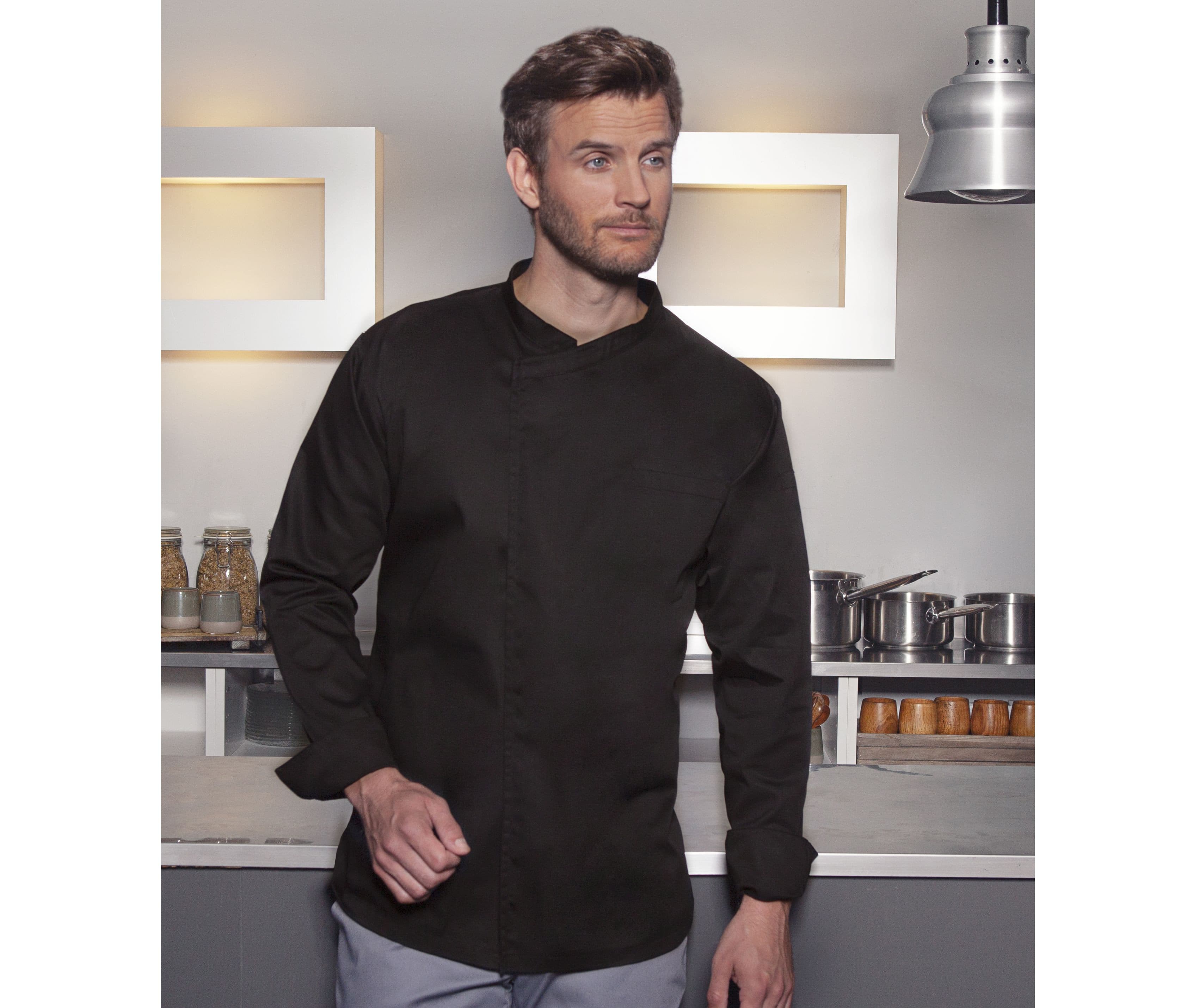 Chemise de cuisine manches longues