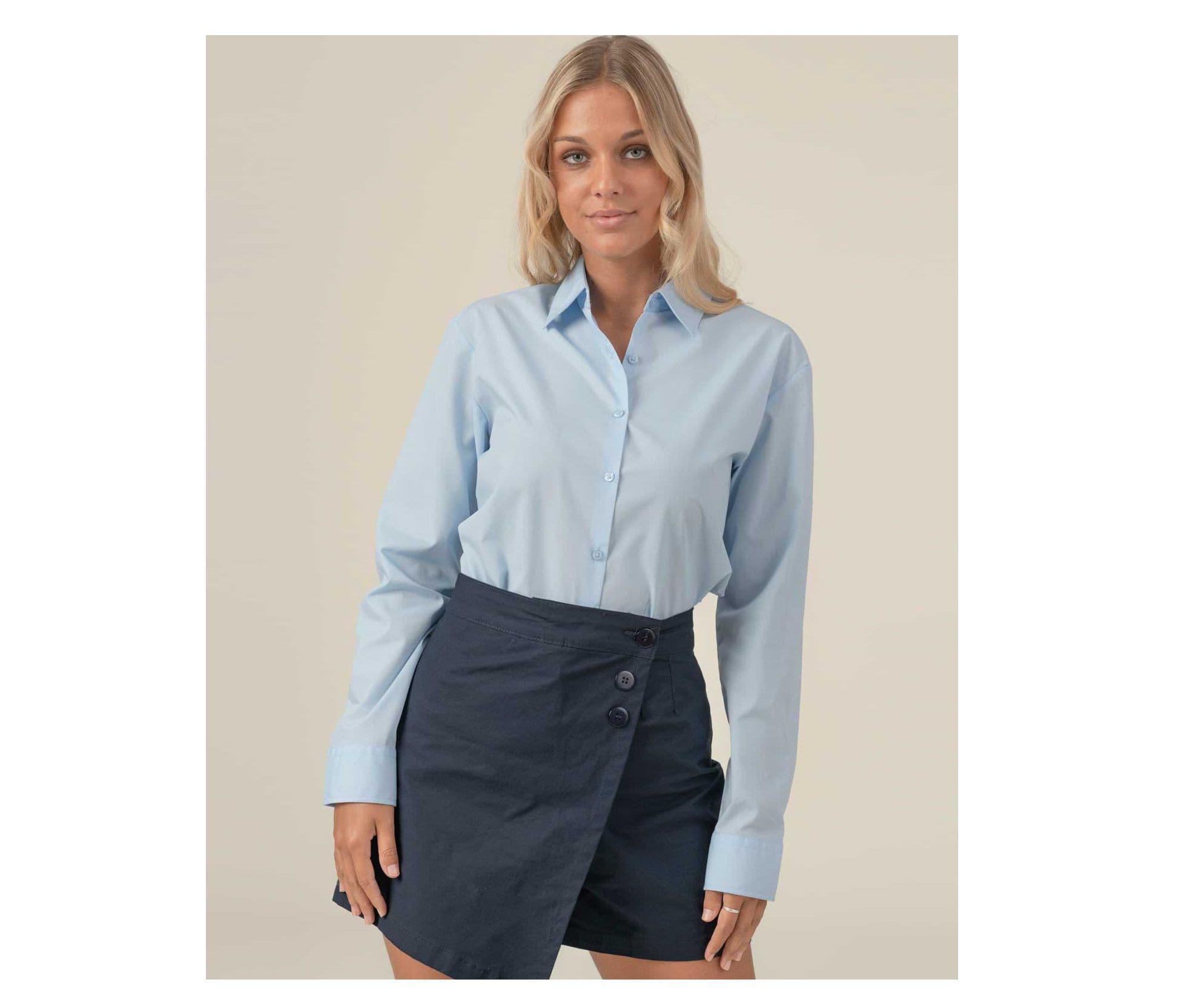 Chemise popeline femme