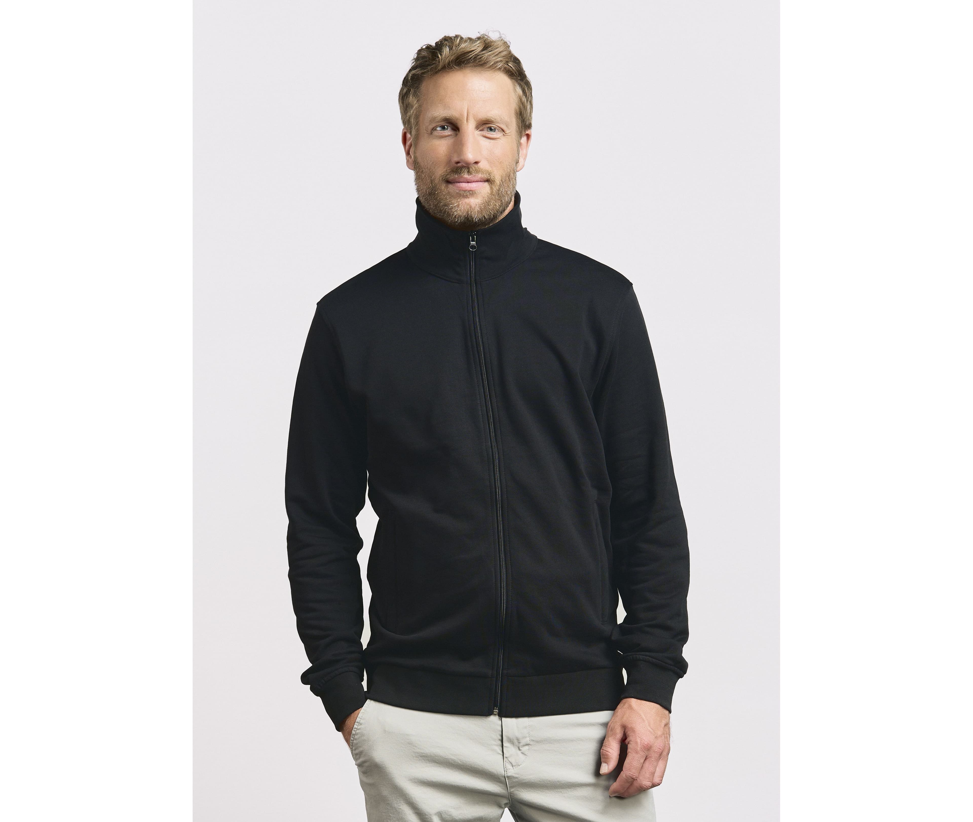 Sweat homme grand zip