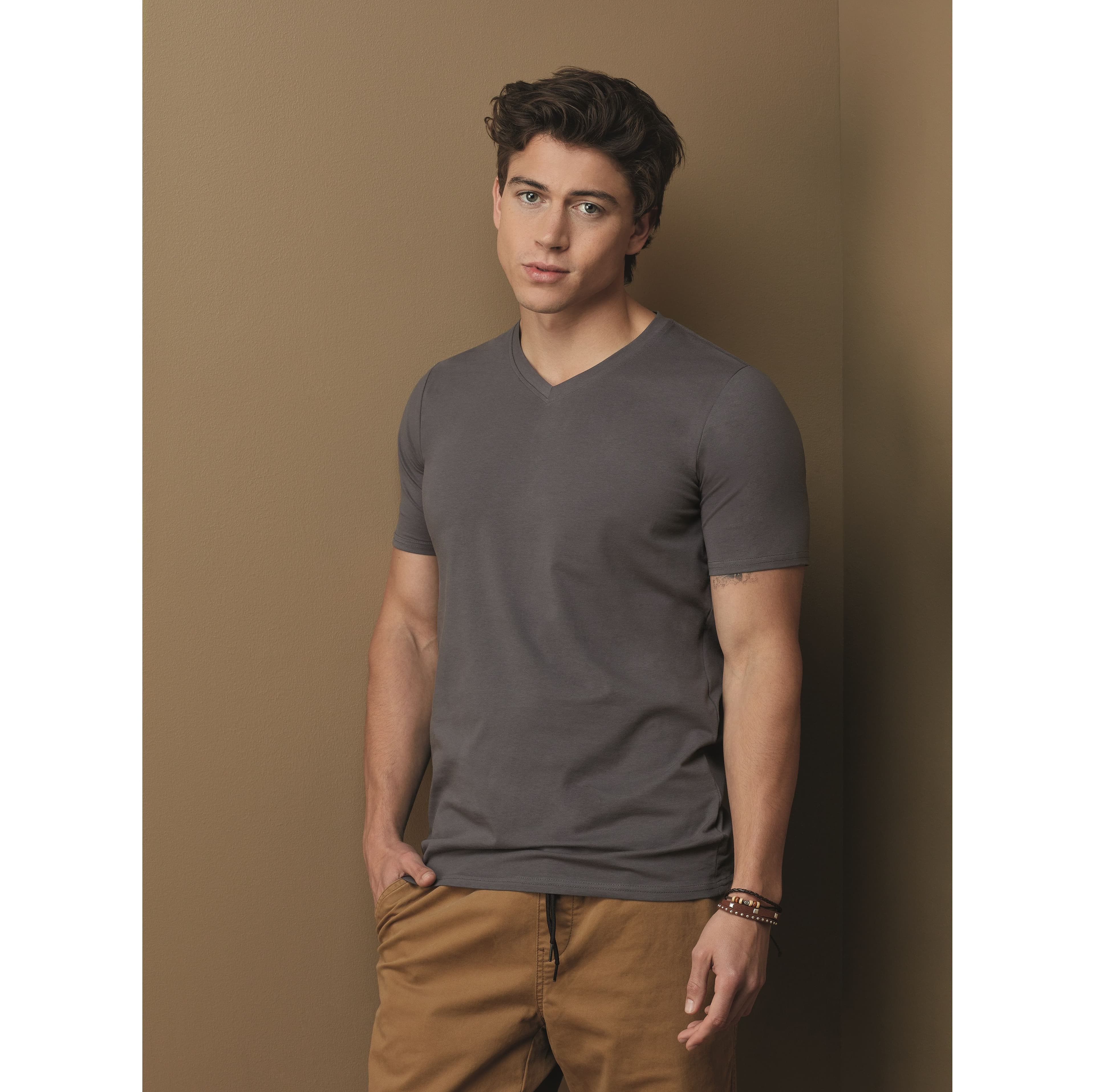 Tee-shirt homme col V