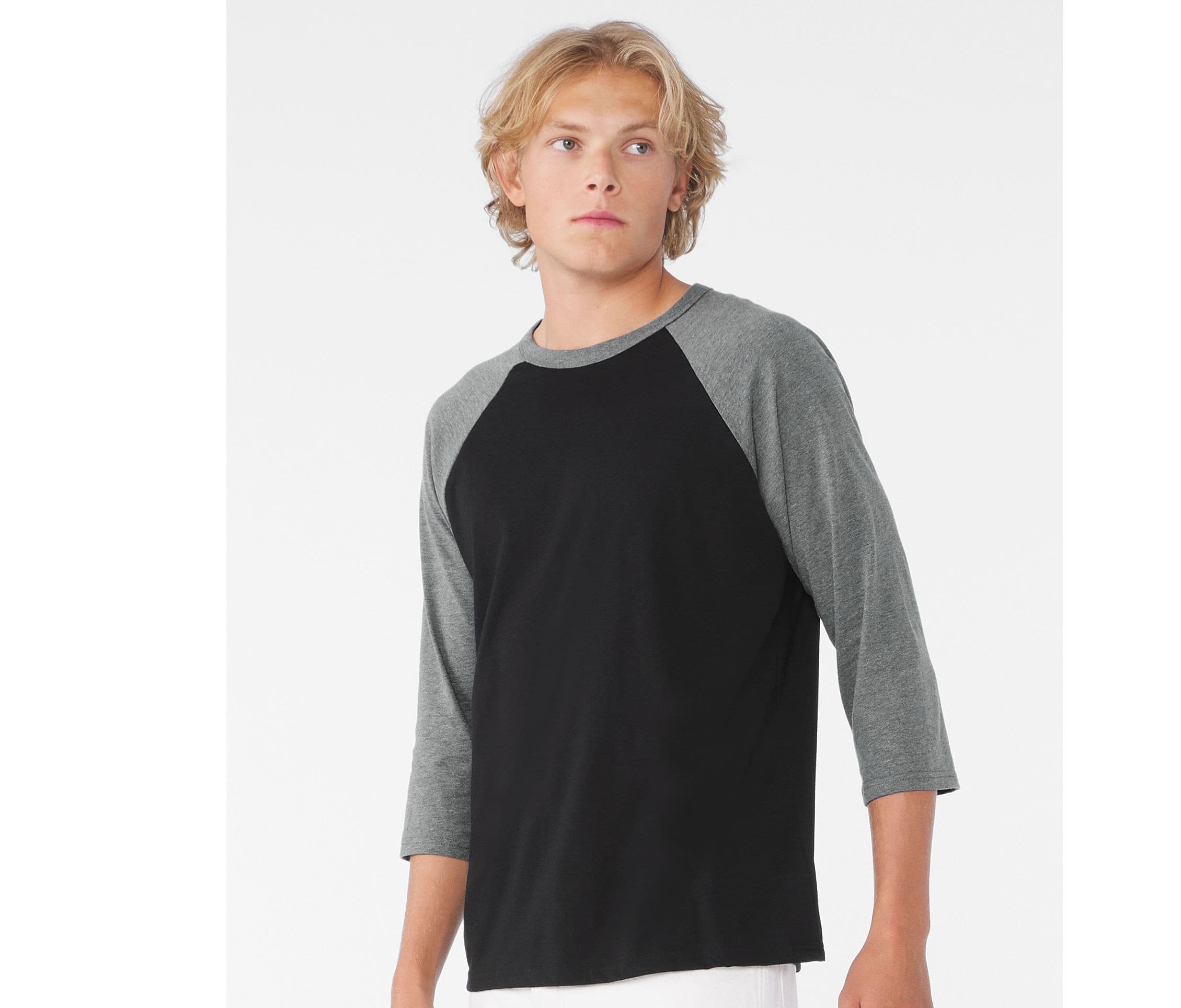 Tee-shirt baseball manches 3/4