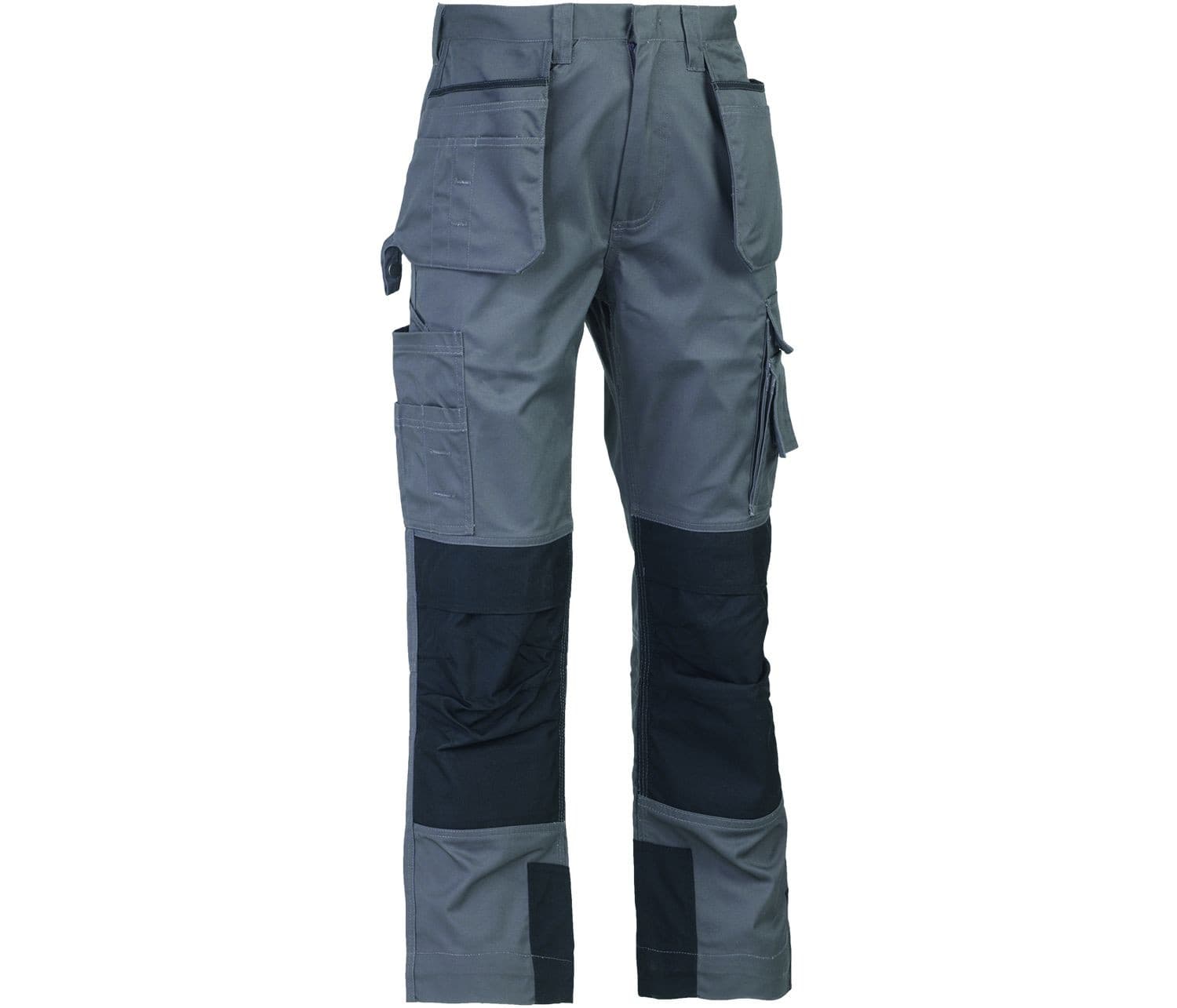 Pantalon de travail multi-poches HEATHER GREY/BLACK