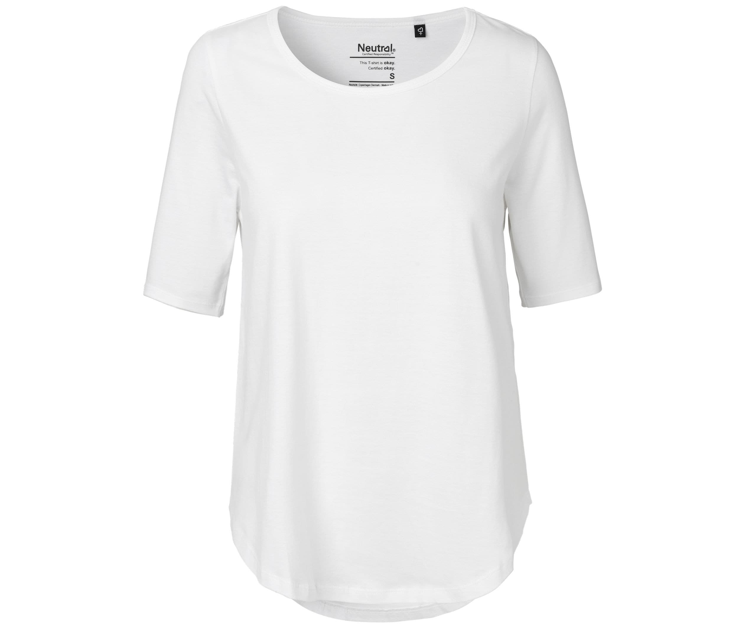 Tee-shirt femme manches mi-longues WHITE