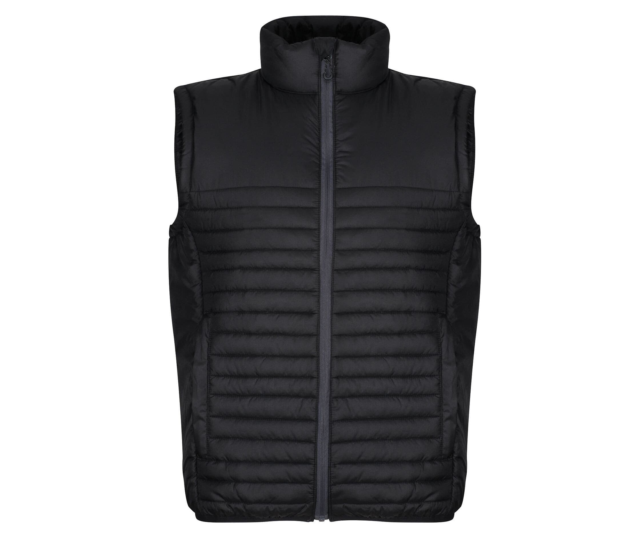 Bodywarmer matelassé en polyester recyclé BLACK