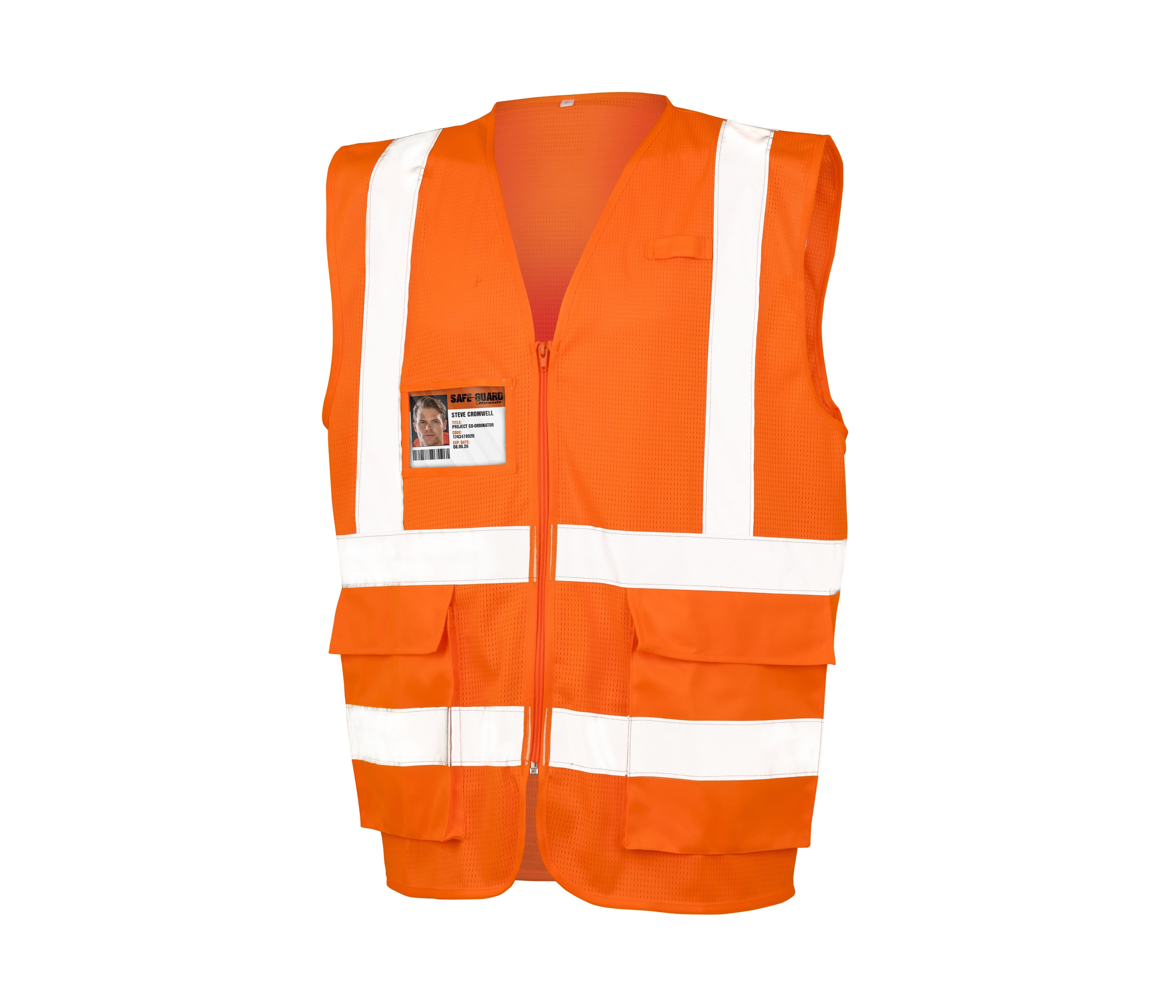 Gilet de sécurité FLUORESCENT ORANGE