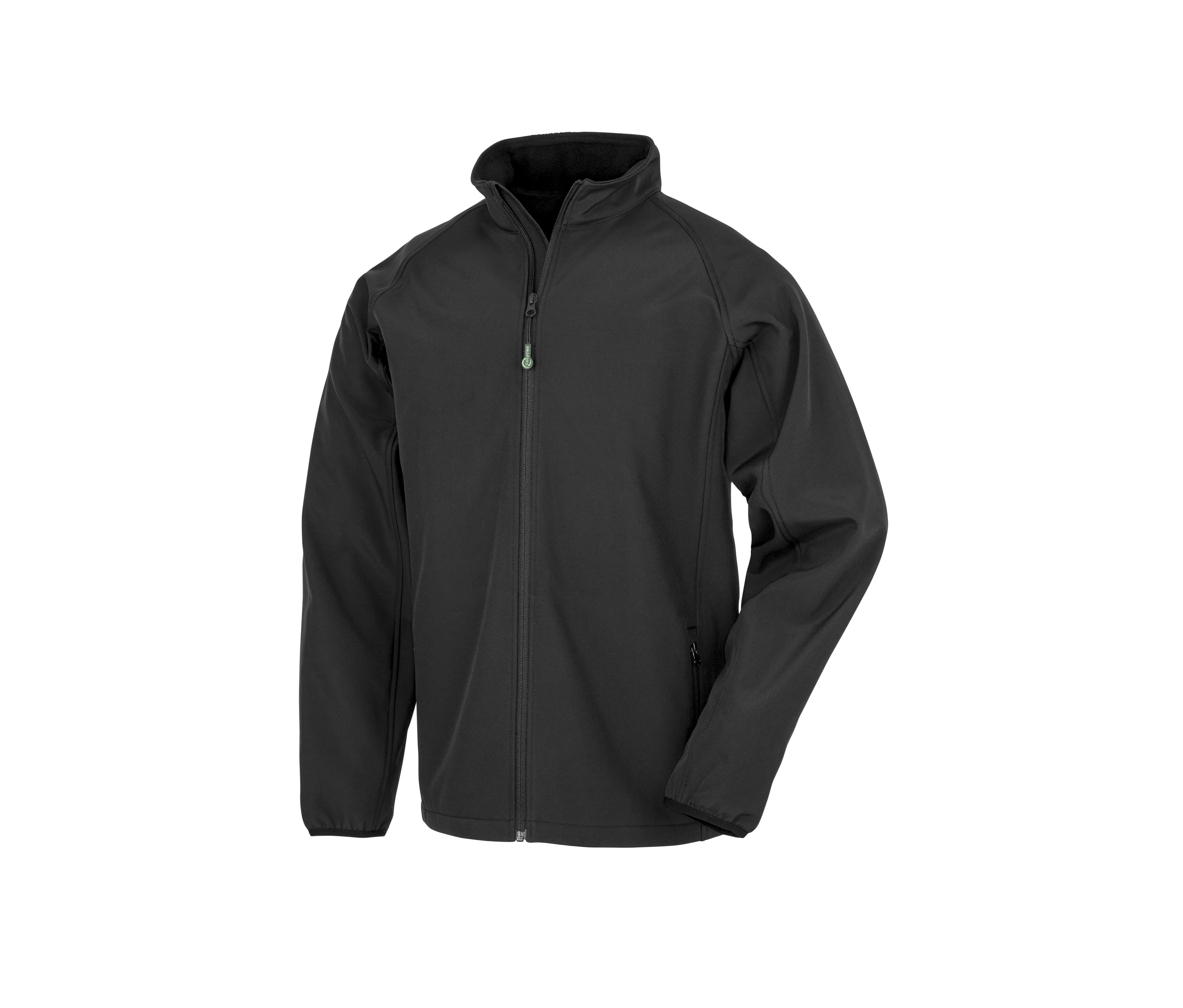 Softshell homme en polyester recyclé BLACK