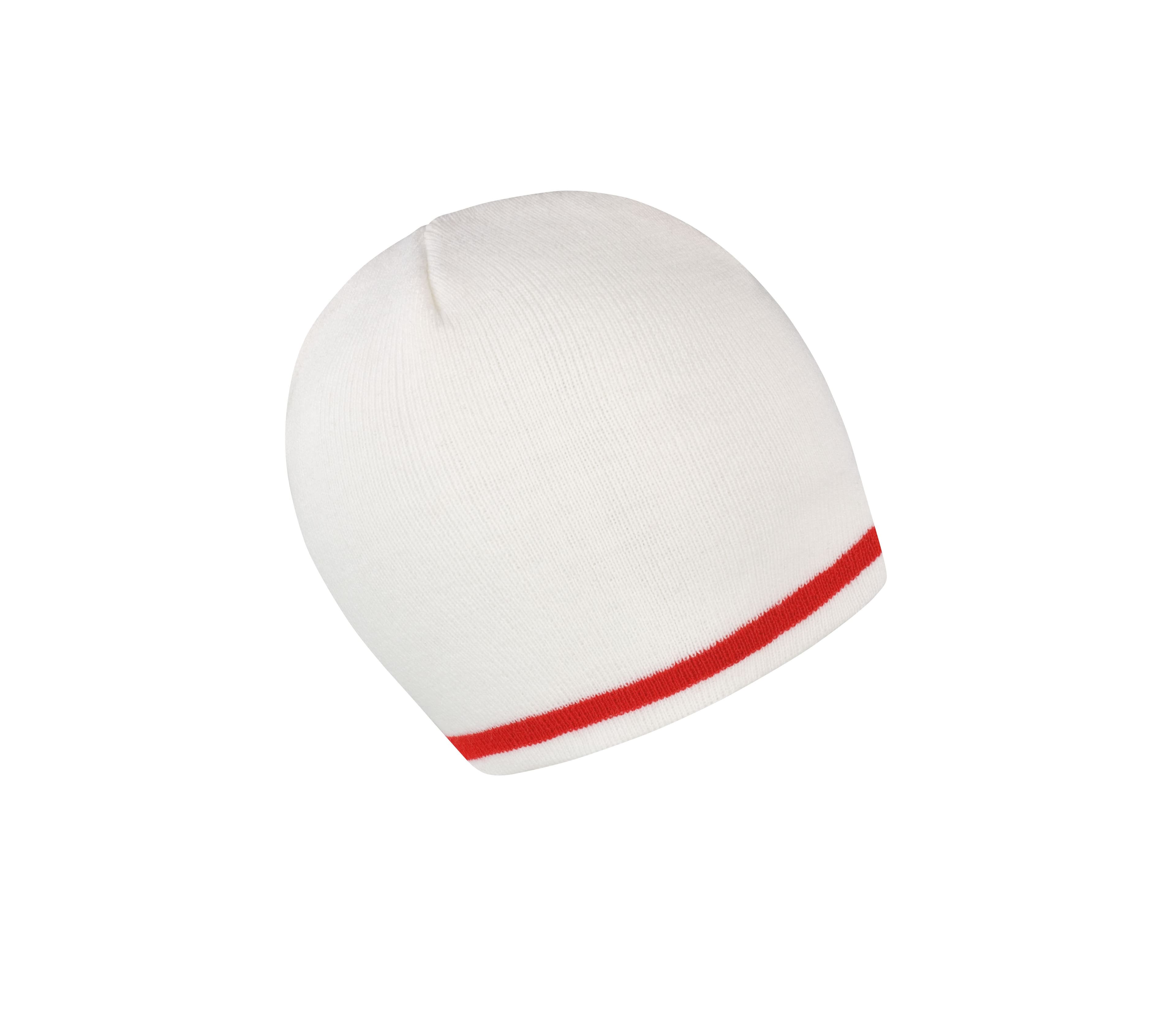Bonnet national WHITE / RED