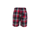 SF CLOTHING Short de pyjama homme RED/NAVY CHECK