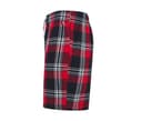 SF CLOTHING Short de pyjama homme RED/NAVY CHECK