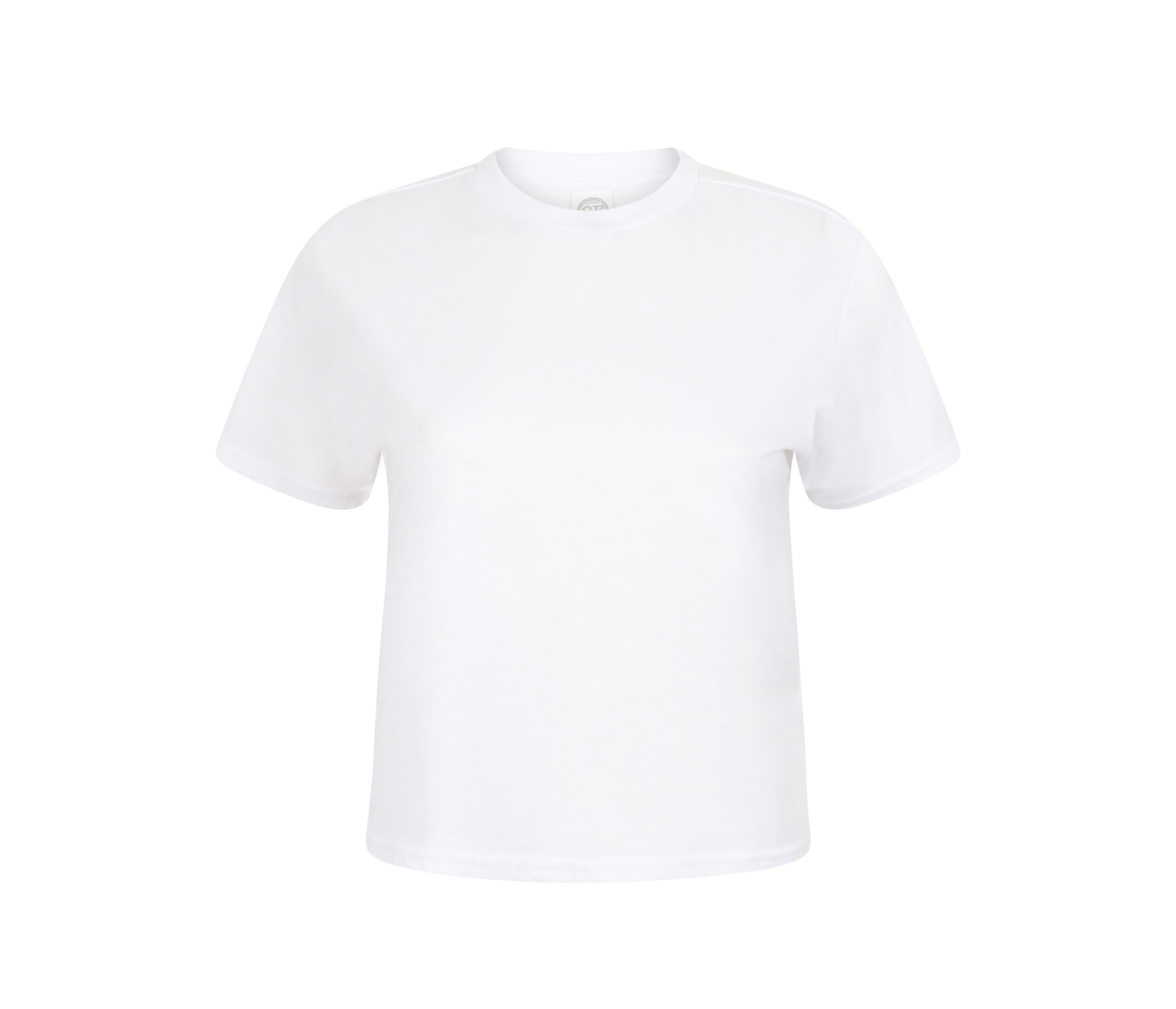Tee-shirt court femme WHITE
