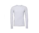 BELLA + CANVAS Tee-shirt manches longues unisexe WHITE