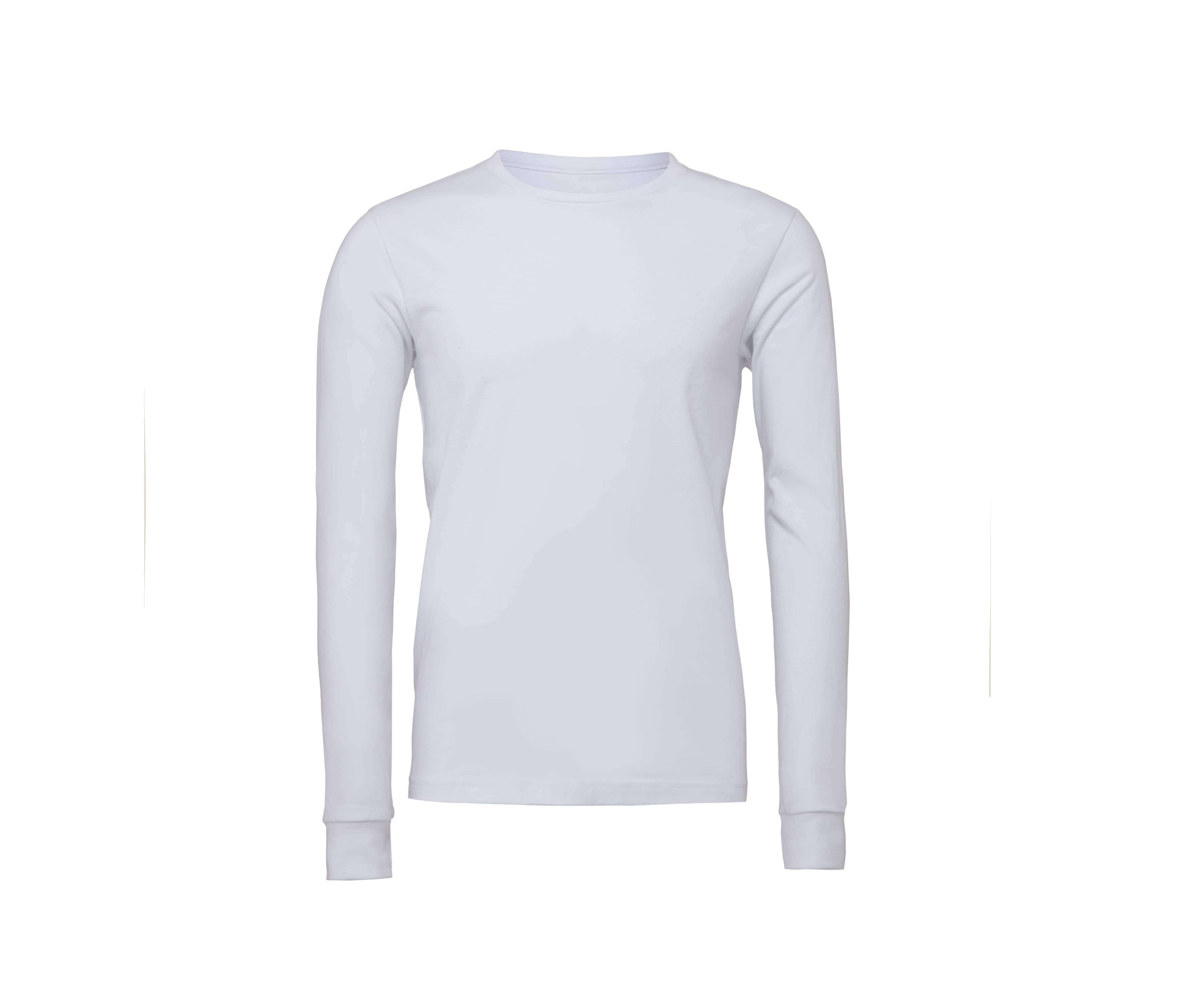 Tee-shirt manches longues unisexe WHITE
