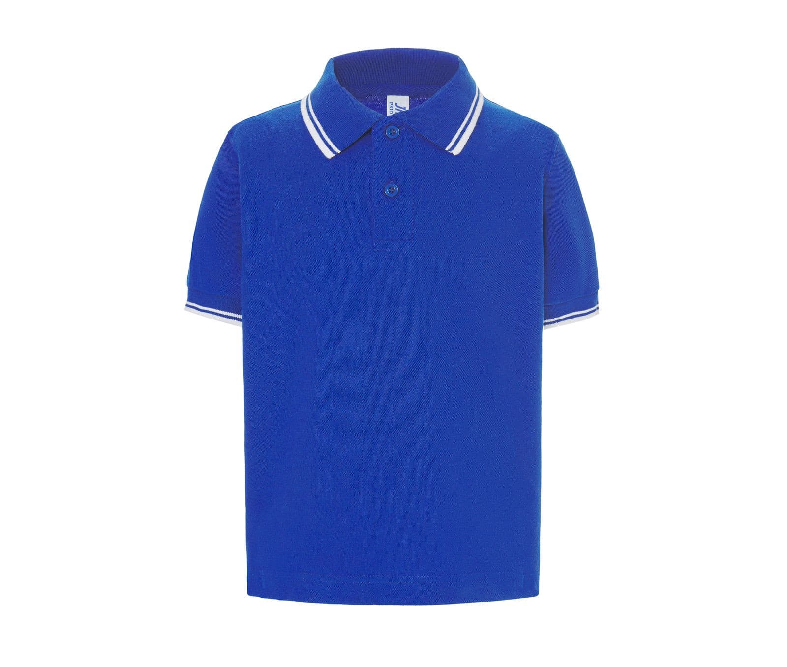 Polo enfant contrasté ROYAL BLUE / WHITE