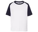 JHK Tee-shirt baseball enfant WHITE / NAVY