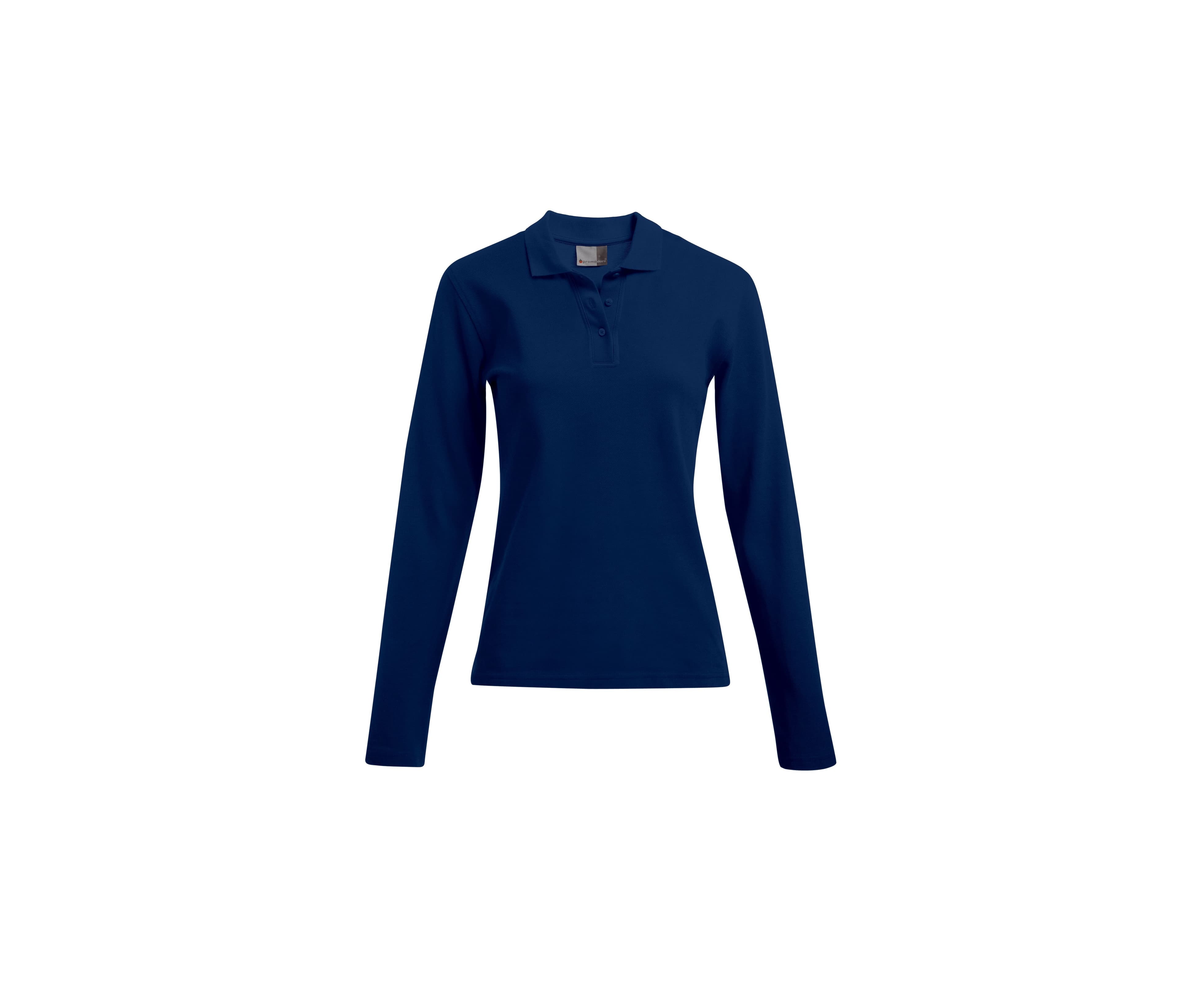 Polo femme manches longues 220 NAVY