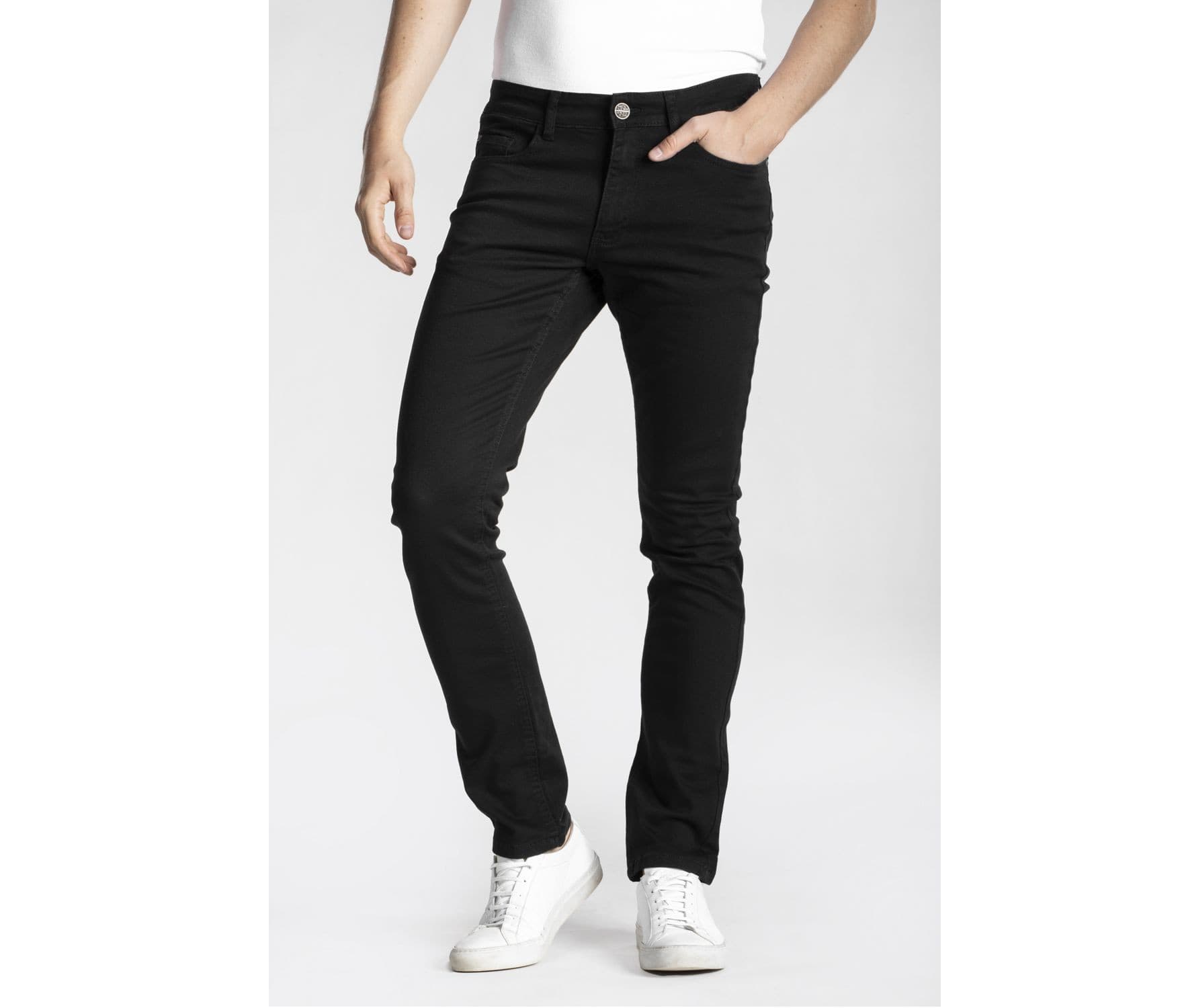 JEAN HOMME AJUSTÉ STRETCH BLACK