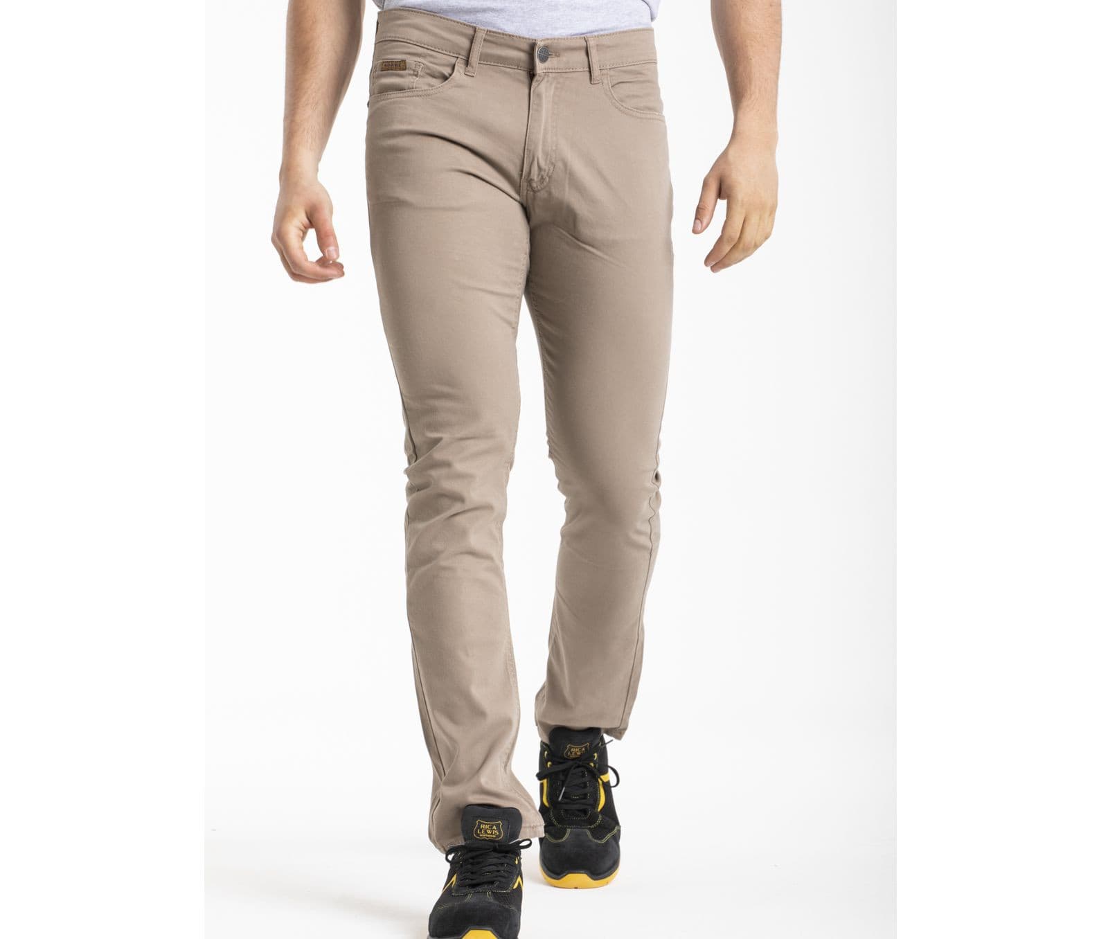 JEAN HOMME AJUSTÉ STRETCH BEIGE