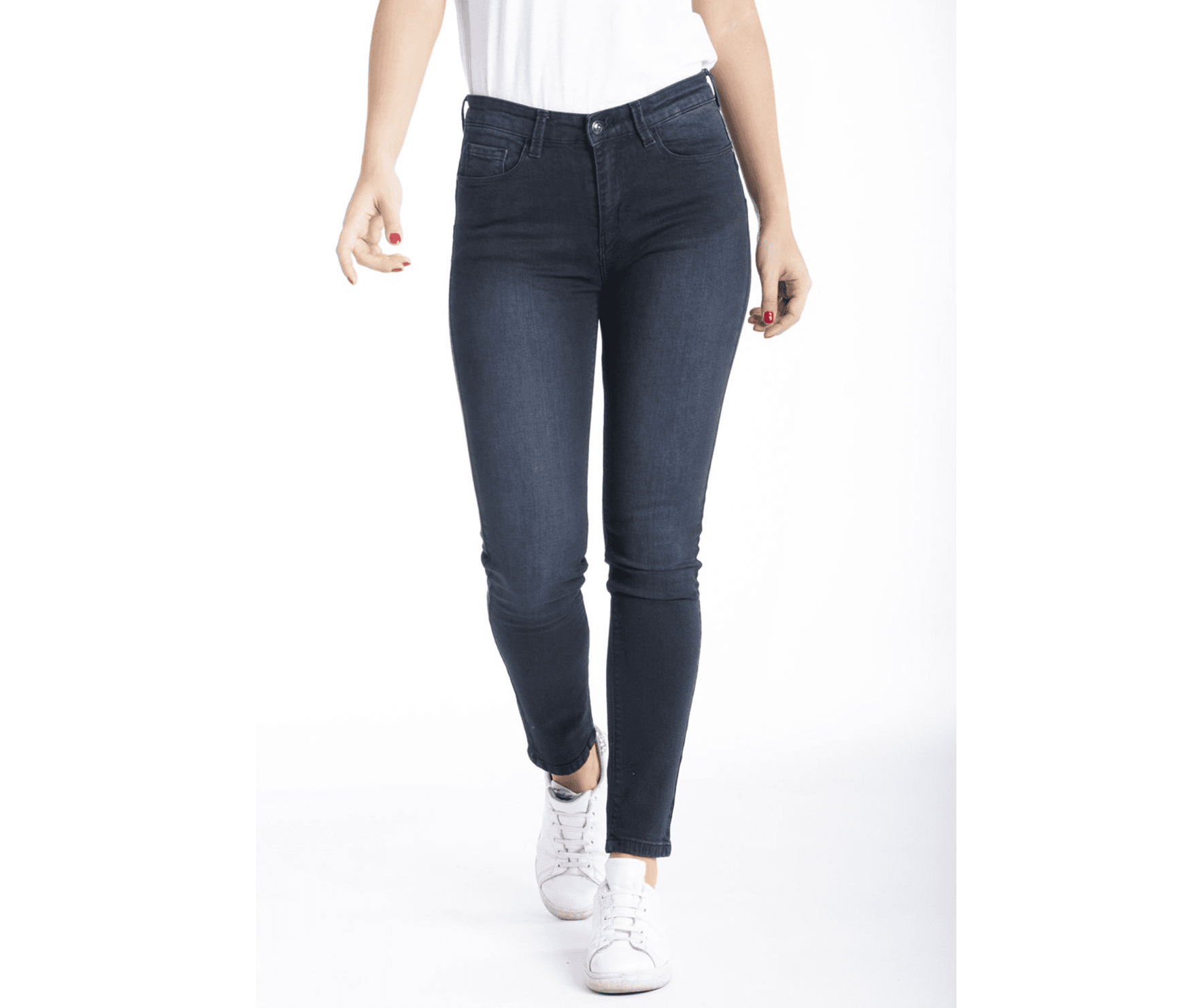 Jean femme slim BLUE / BLACK