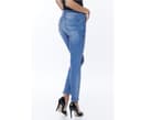 RICA LEWIS Jean femme slim stone brossé BLUE