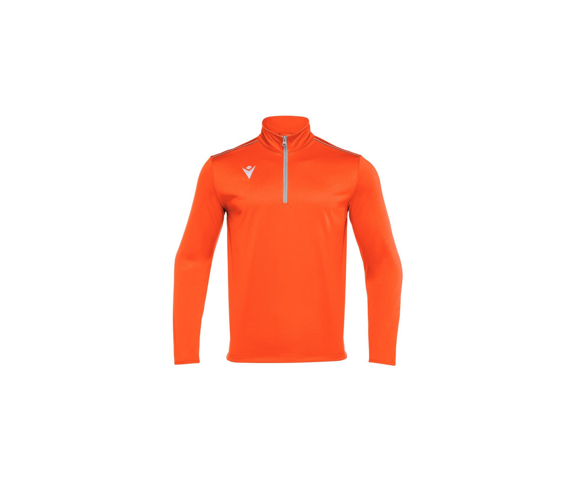 Tee-shirt enfant respirant col zippé ORANGE