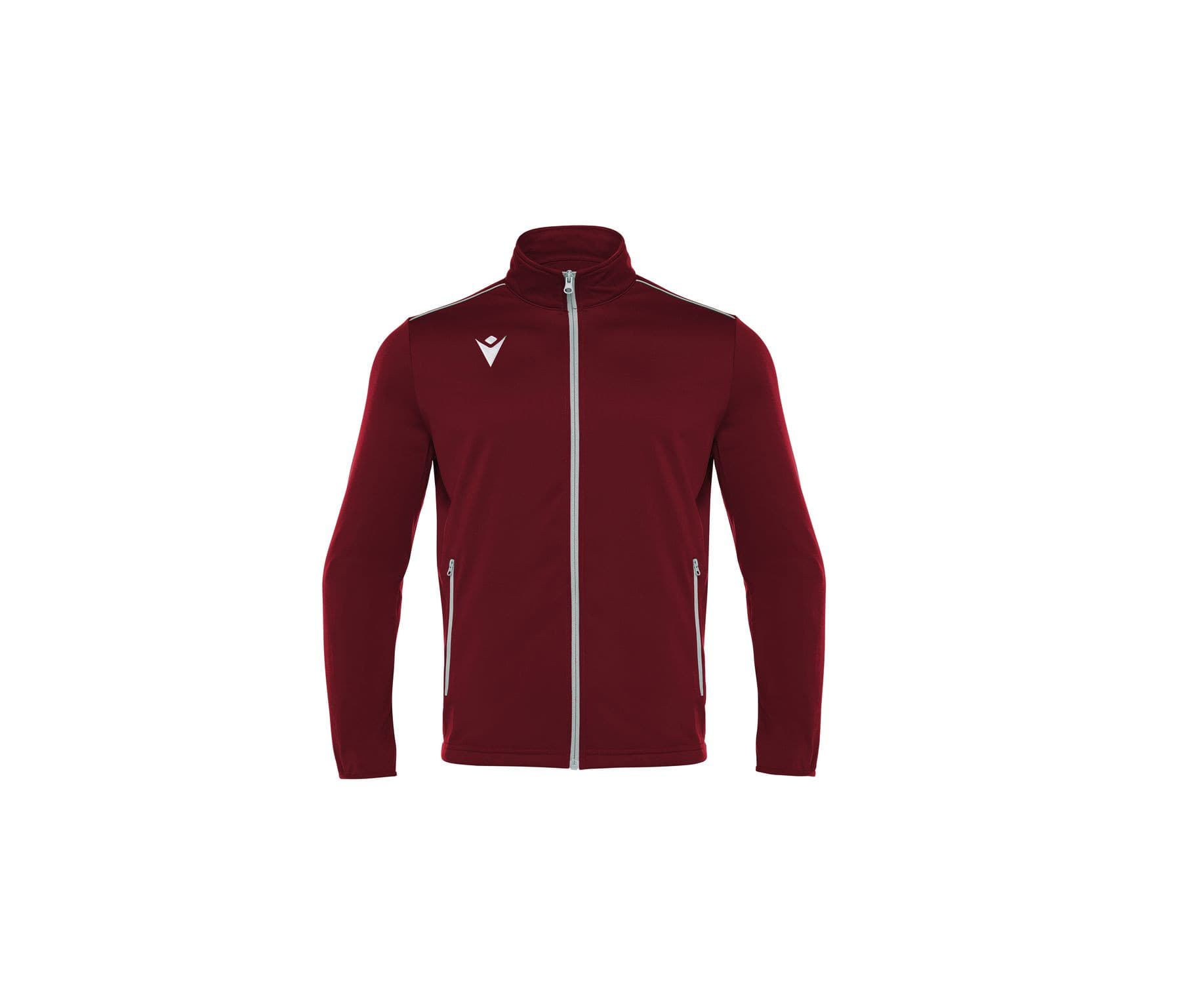 Sweat grand zip BURGUNDY
