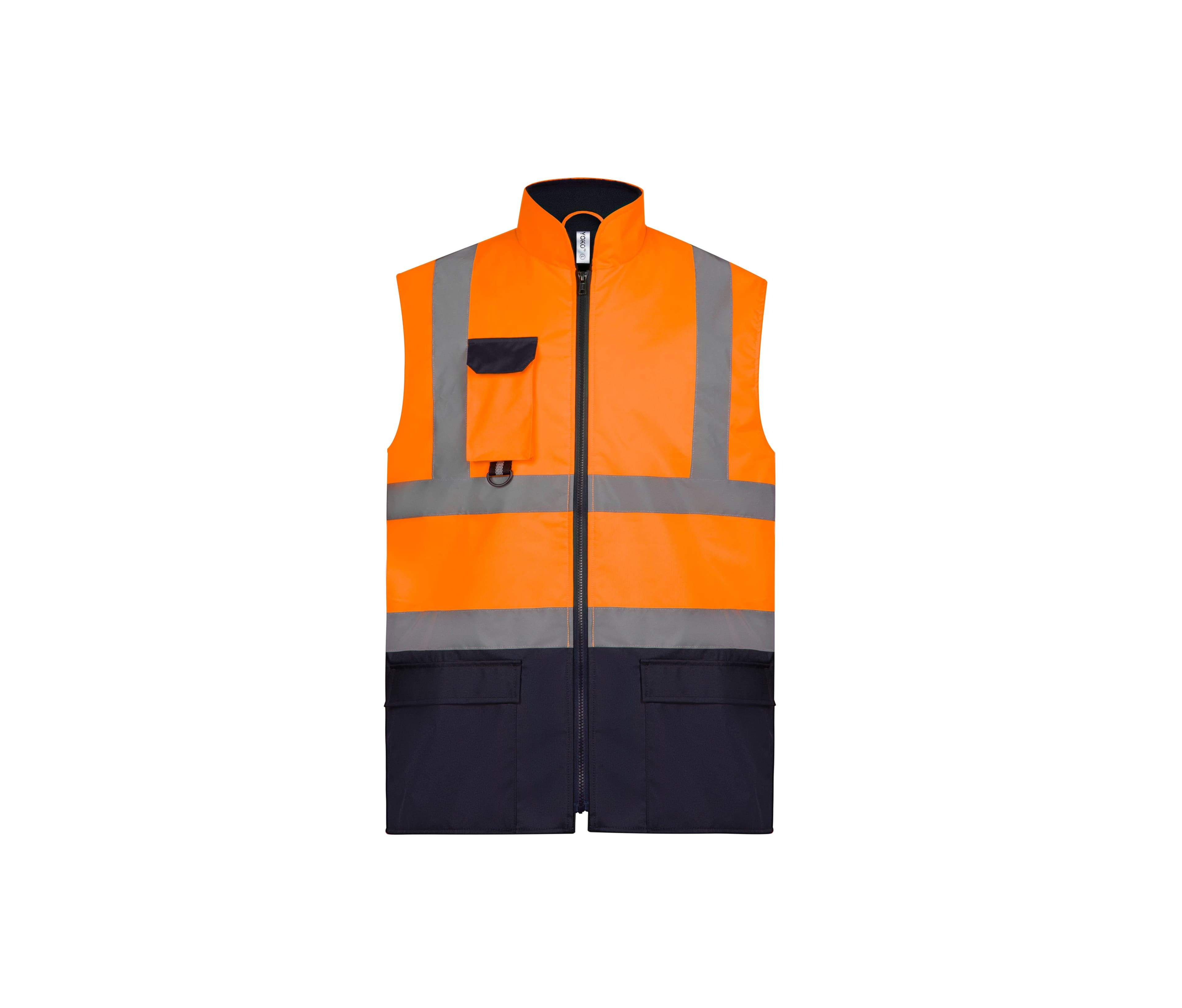 Bodywarmer haute visibilité HI VIS ORANGE / NAVY
